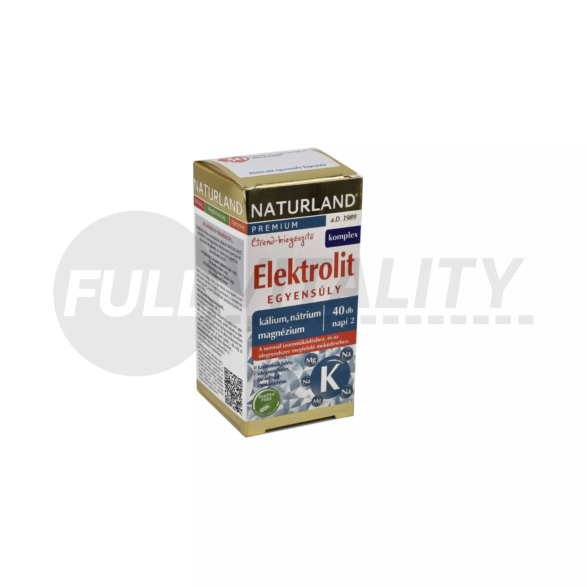 NATURLAND ELEKTROLITEGYENSÚLY KAPSZULA  40DB