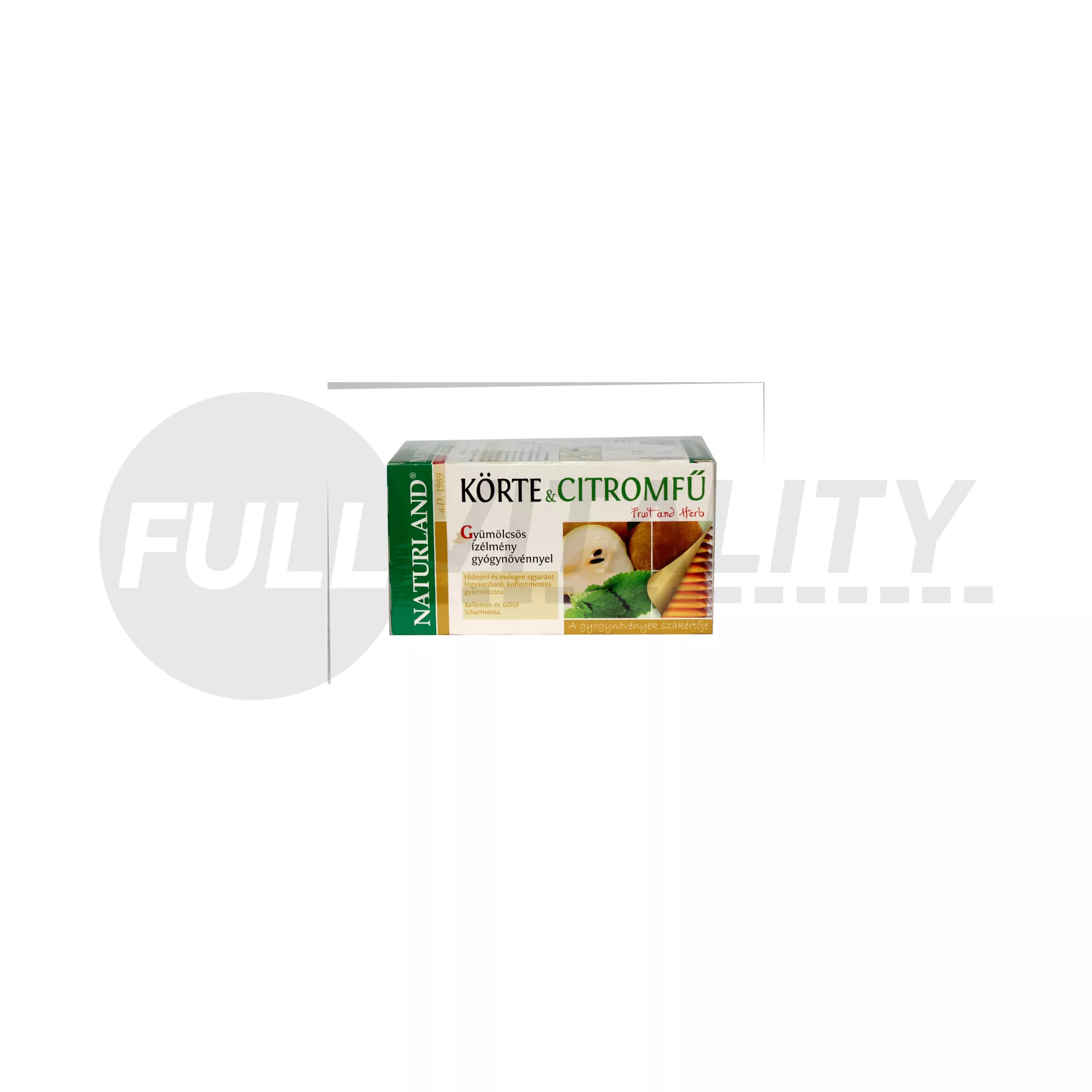 NATURLAND GYÜMÖLCSTEA KÖRTE CITROMFŰ TEA 2X20G