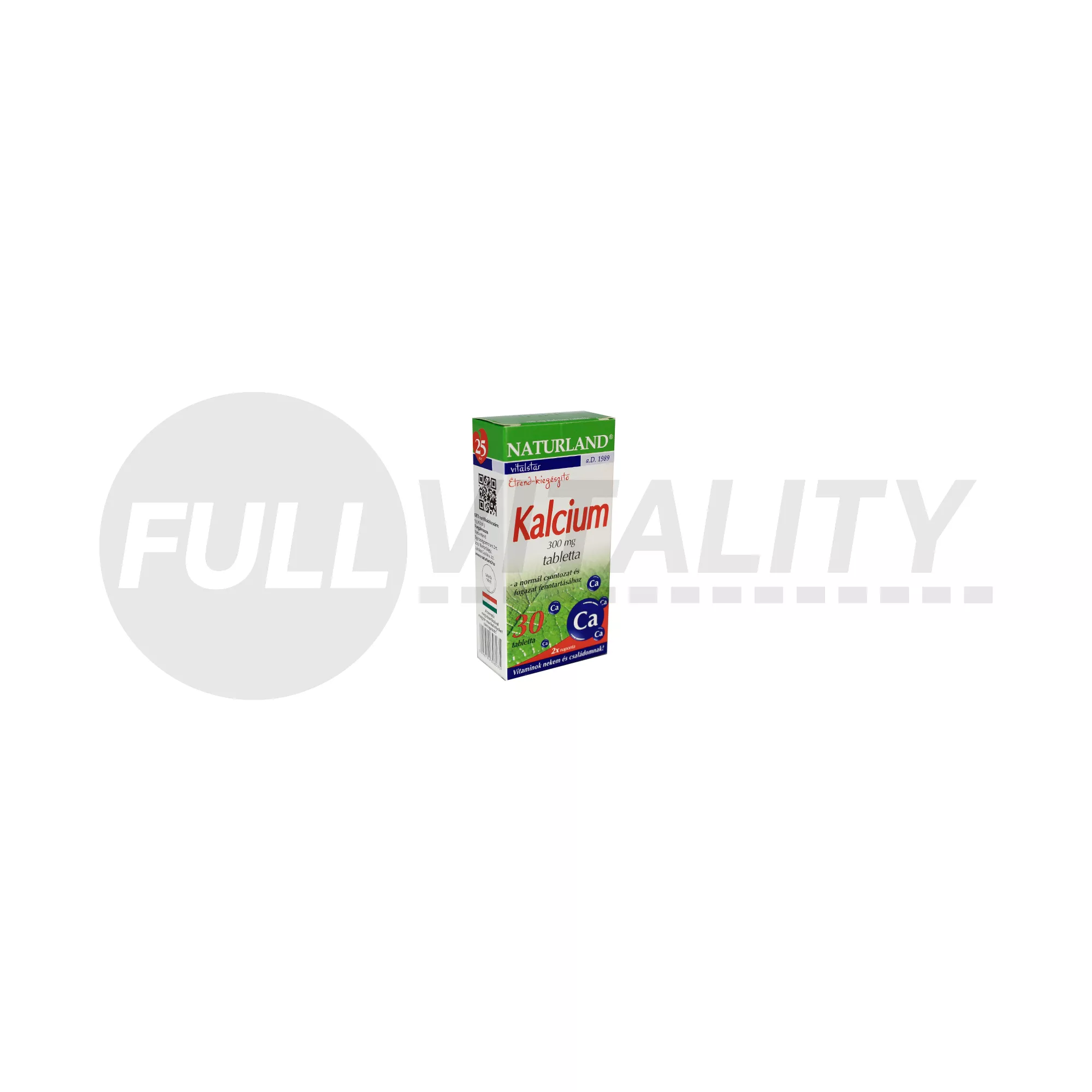 NATURLAND KALCIUM 300MG TABLETTA 30DB
