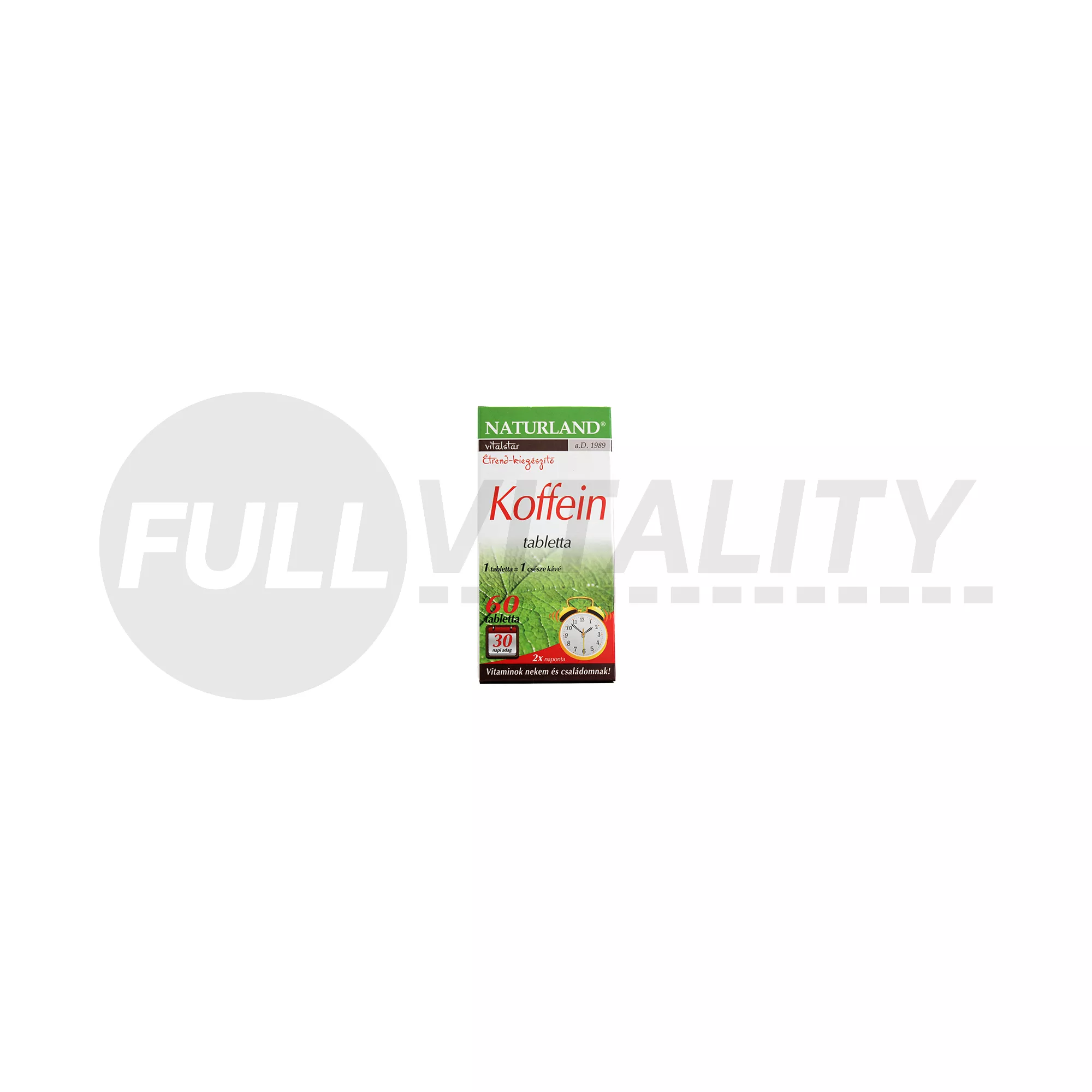NATURLAND KOFFEIN TABLETTA 60DB
