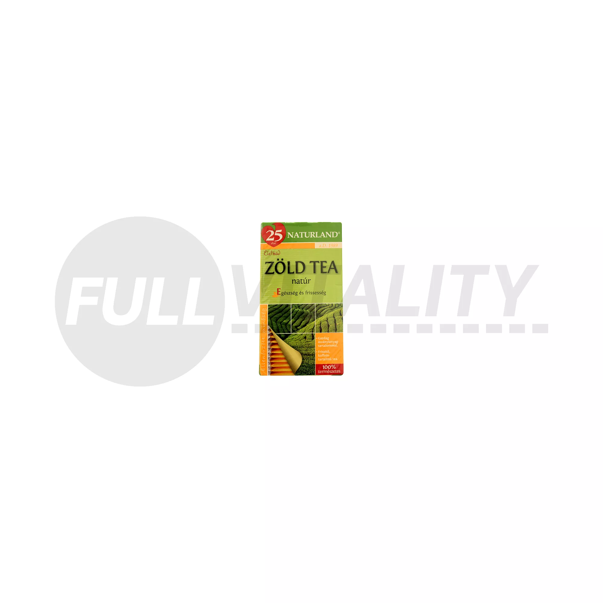 NATURLAND ZÖLD TEA NATÚR FILTERES 20DB