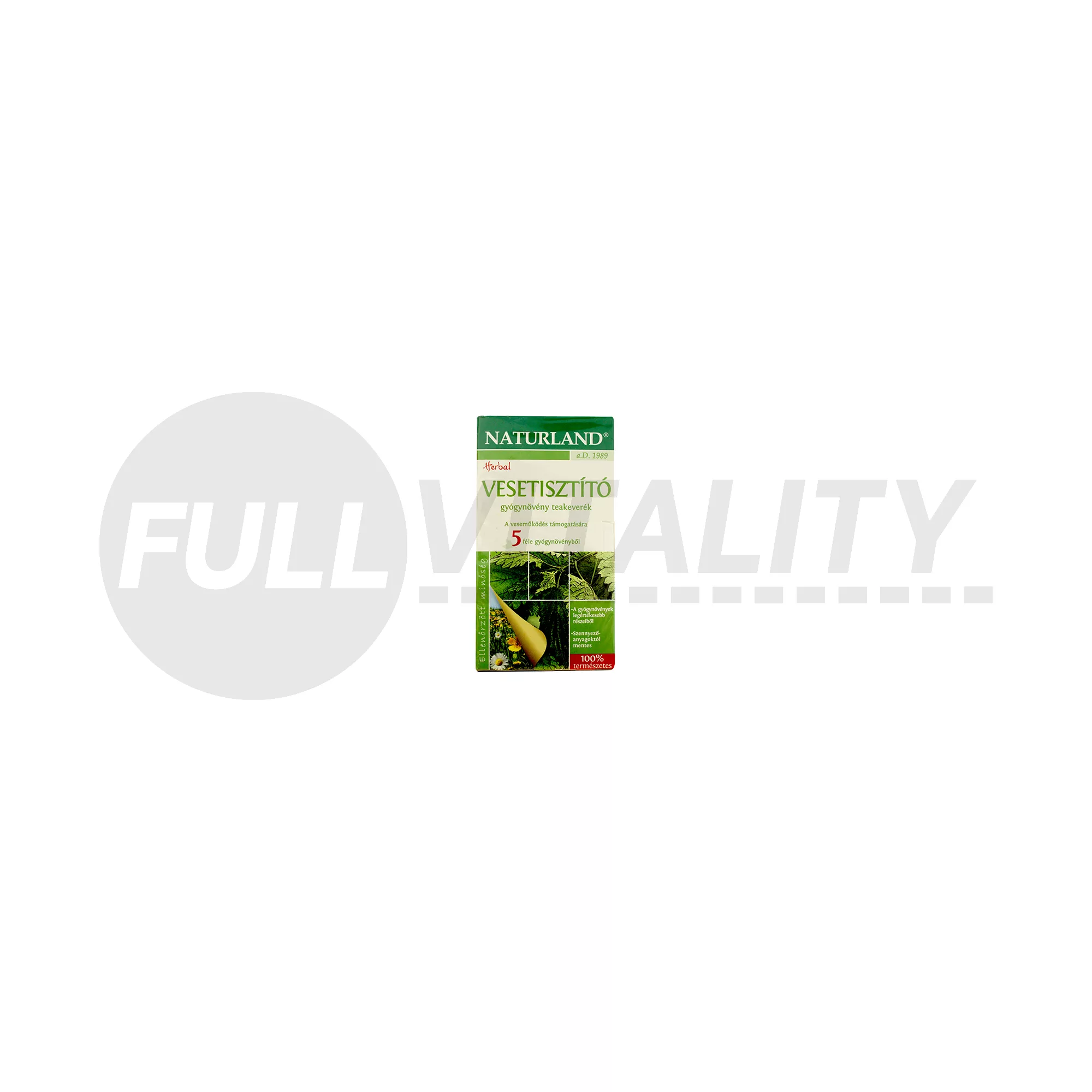 NATURLAND TEAKEVERÉK VESETISZTÍTÓ FILTERES 20DB