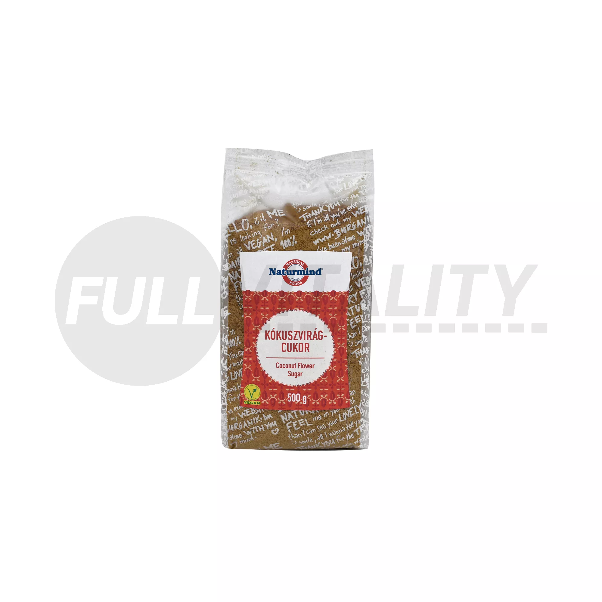 NATURMIND KÓKUSZVIRÁG CUKOR VILÁGOS 500G