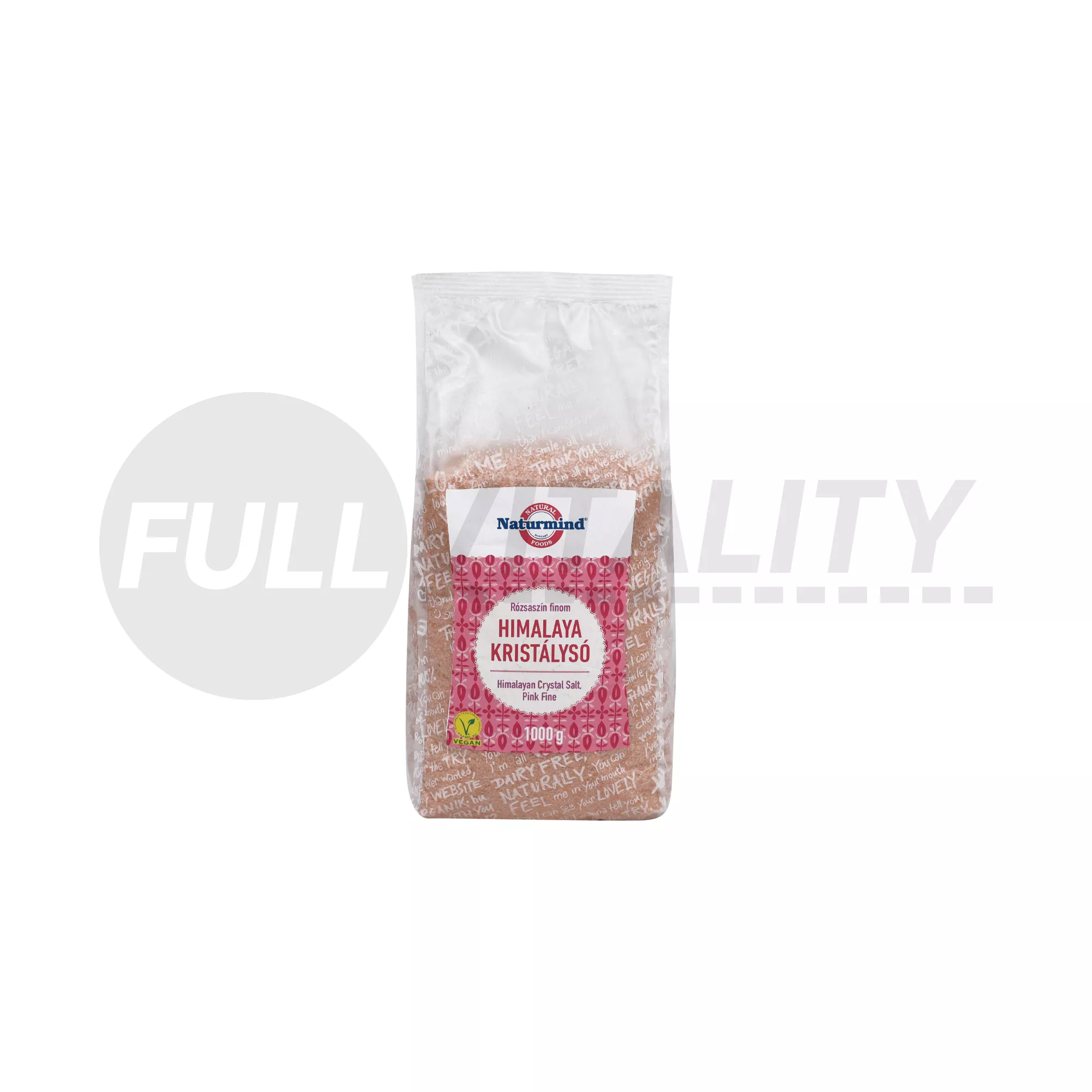 NATURMIND NATÚR HIMALAYA SÓ, FINOM RÓZSASZÍN 1000G