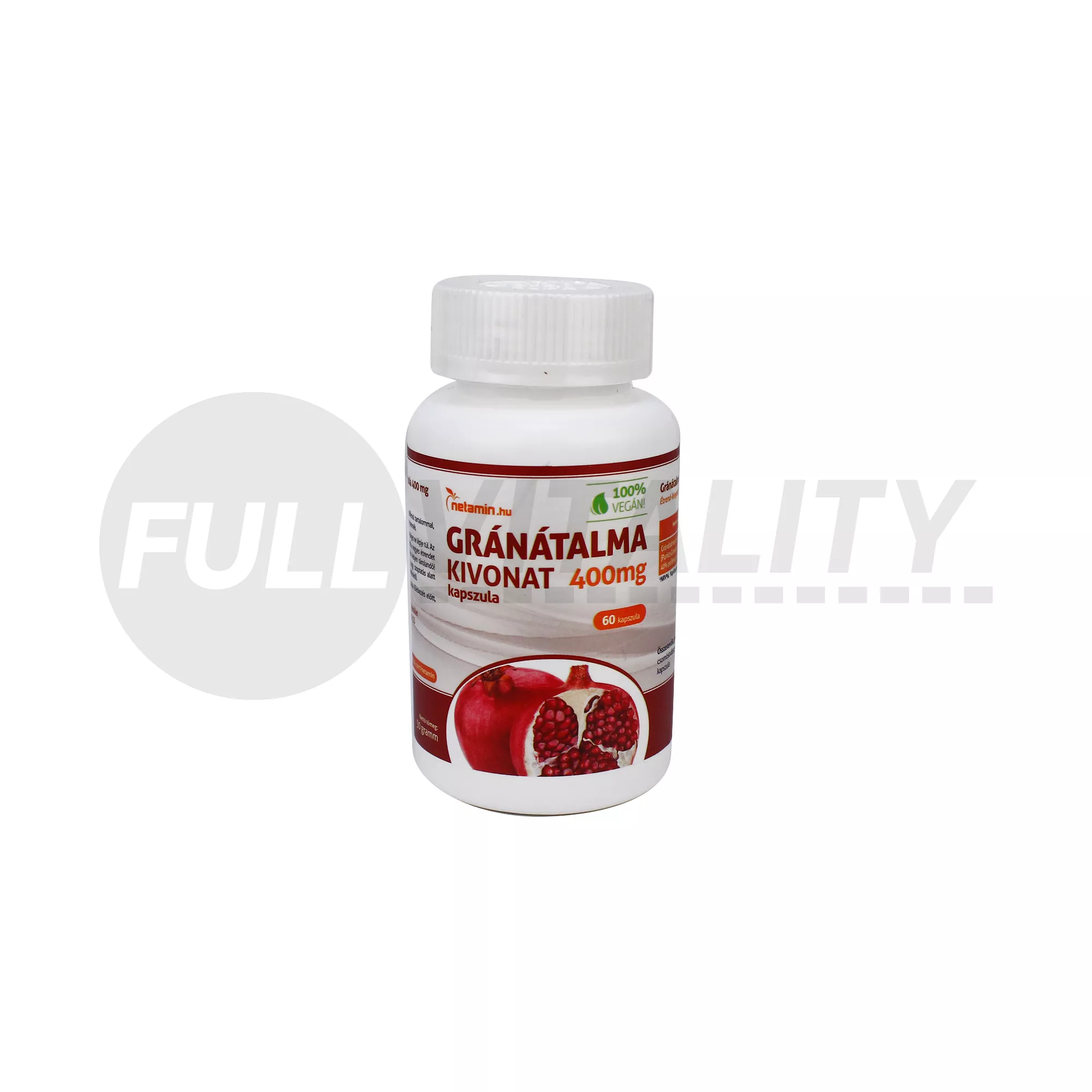 NETAMIN GRÁNÁTALMA KIVONAT 400MG KAPSZULA 60DB