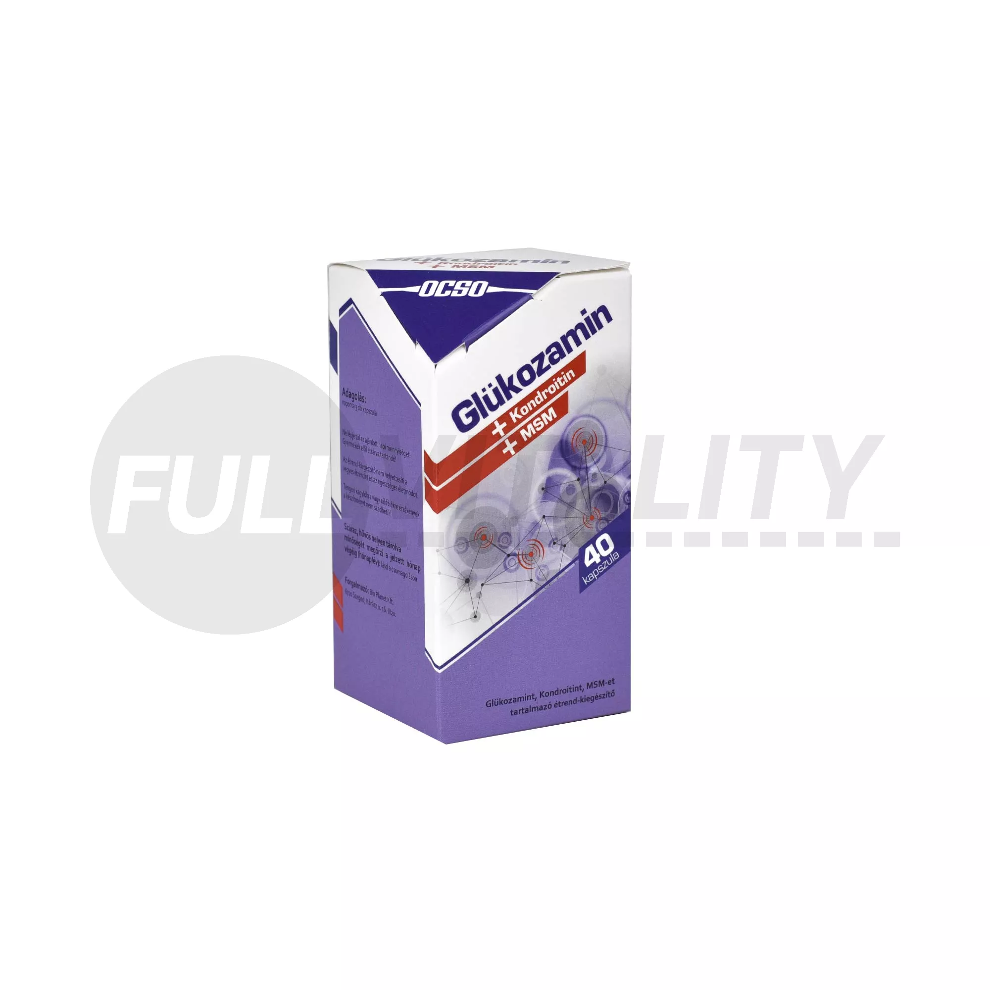 OCSO GLÜKOZAMIN+KONDROITIN+MSM ÉTREND-KIEGÉSZÍTŐ 40DB
