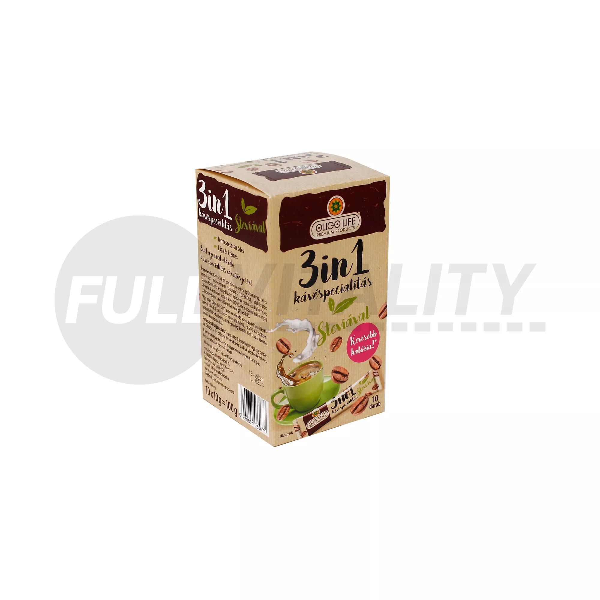 OLIGO LIFE 3IN1 KÁVÉSPECIALITÁS ÉDESÍTŐSZERREL 10DB