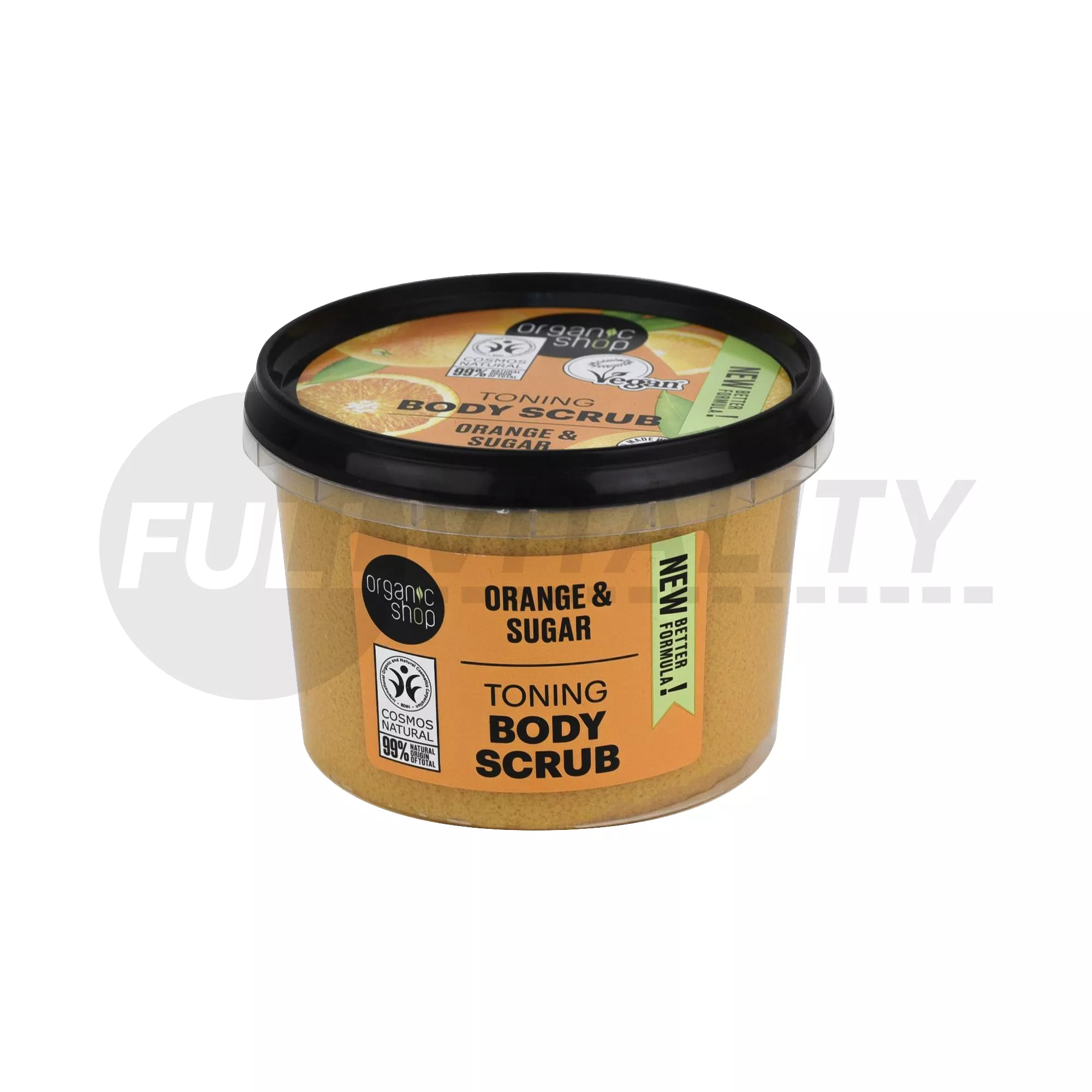 ORGANIC SHOP TONIZÁLÓ TESTRADÍR NARANCCSAL ÉS CUKORRAL 250ML