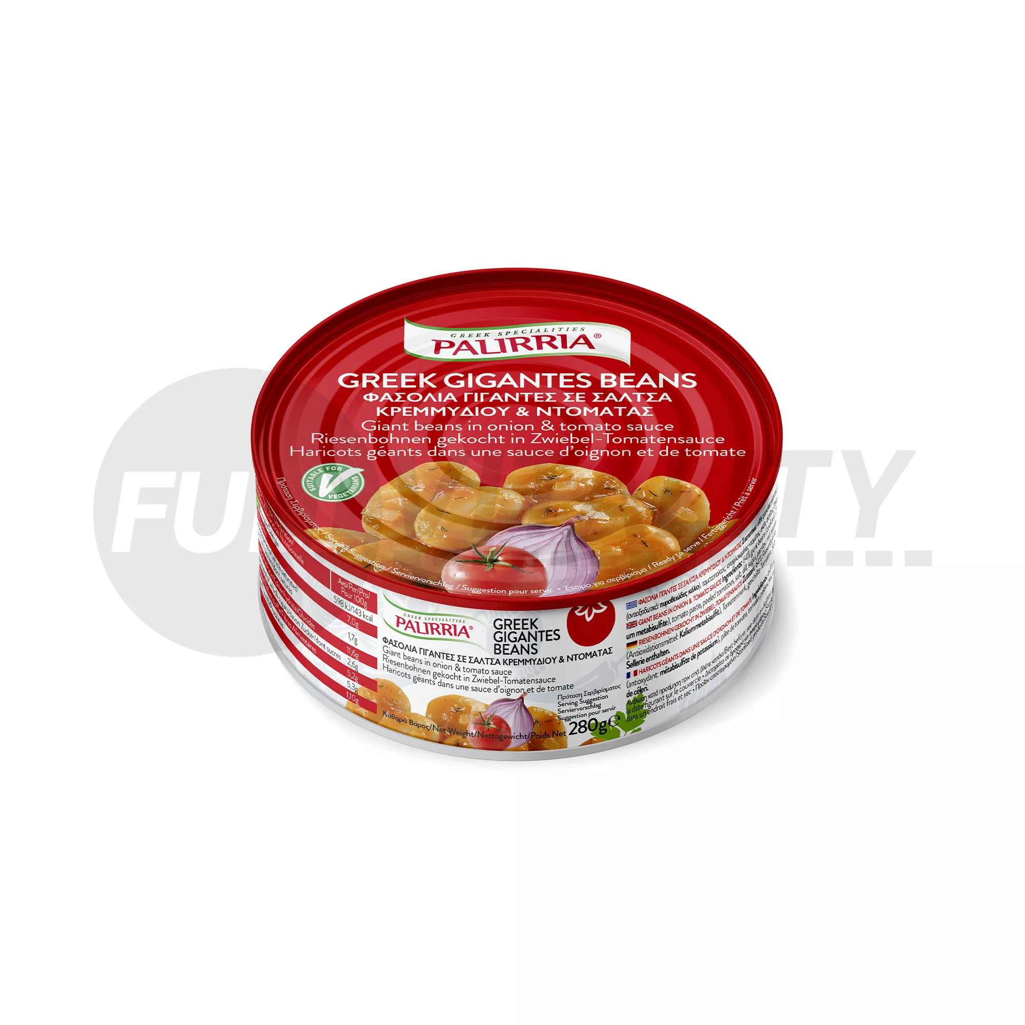 PALIRRIA ÓRIÁS BAB PARADICSOMOS SZÓSZBAN 280G