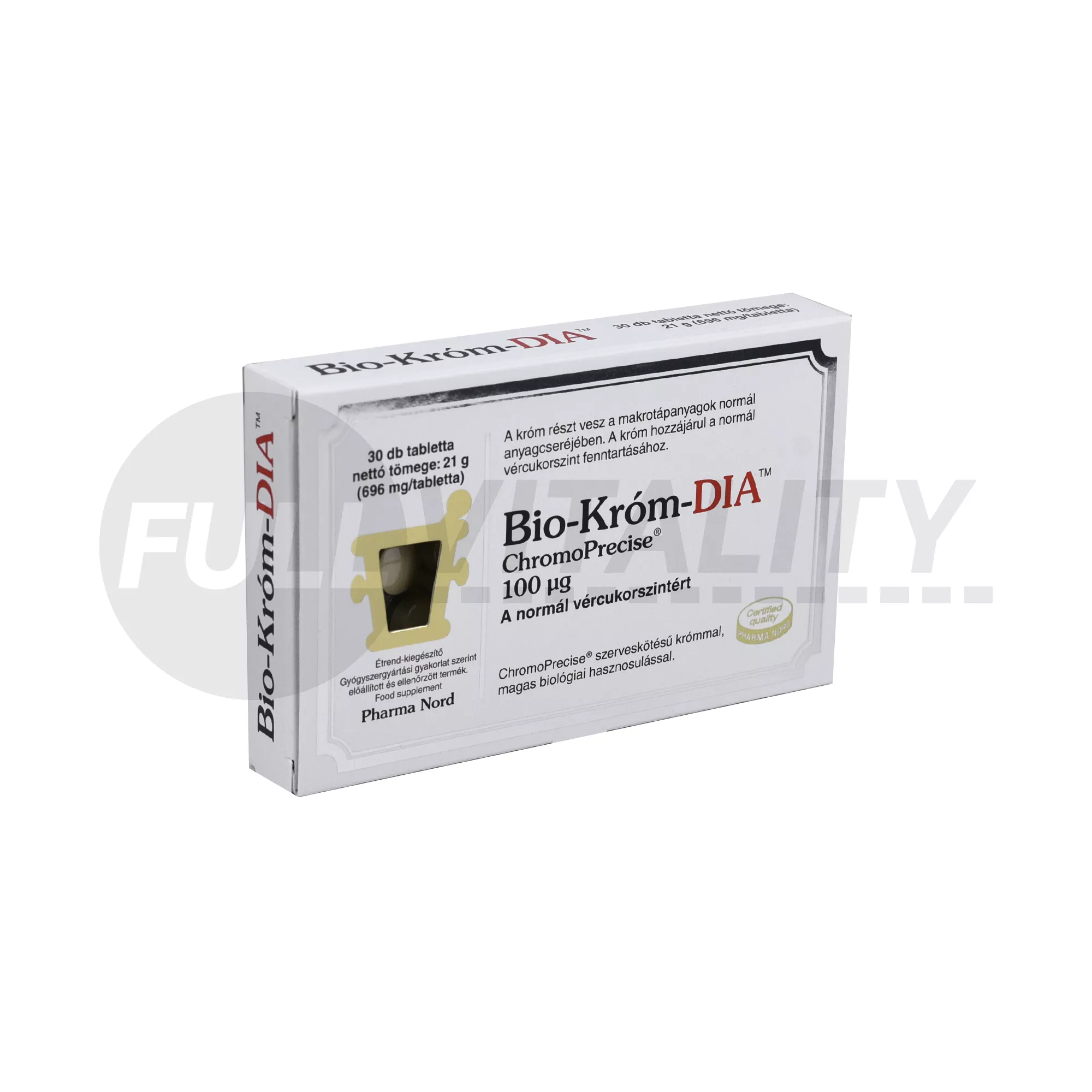 PHARMA NORD KRÓM DIA TABLETTA 30DB