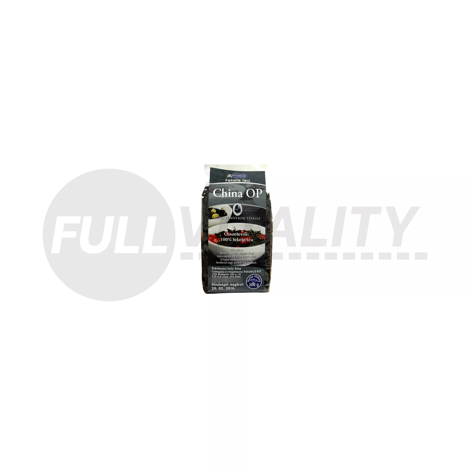 POSSIBILIS TEA CHINA OP FEKETE 100G