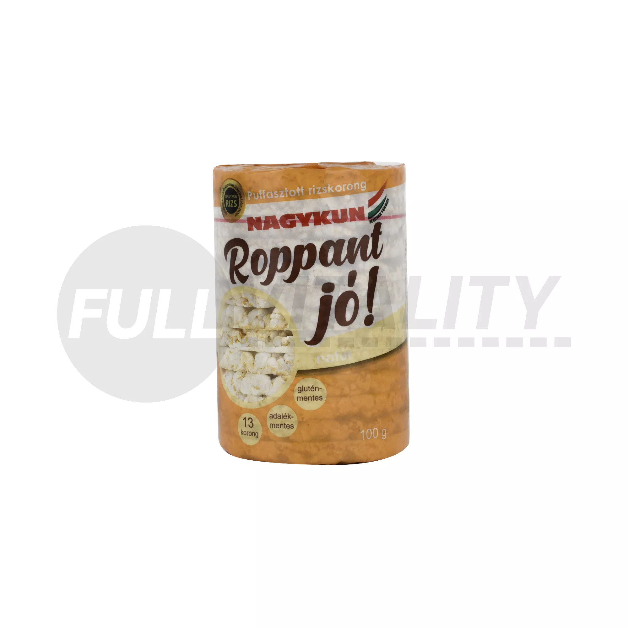 GLUTÉNMENTES ROPPANT JÓ! PUFFASZTOTT RIZSKORONG NATÚR 100G