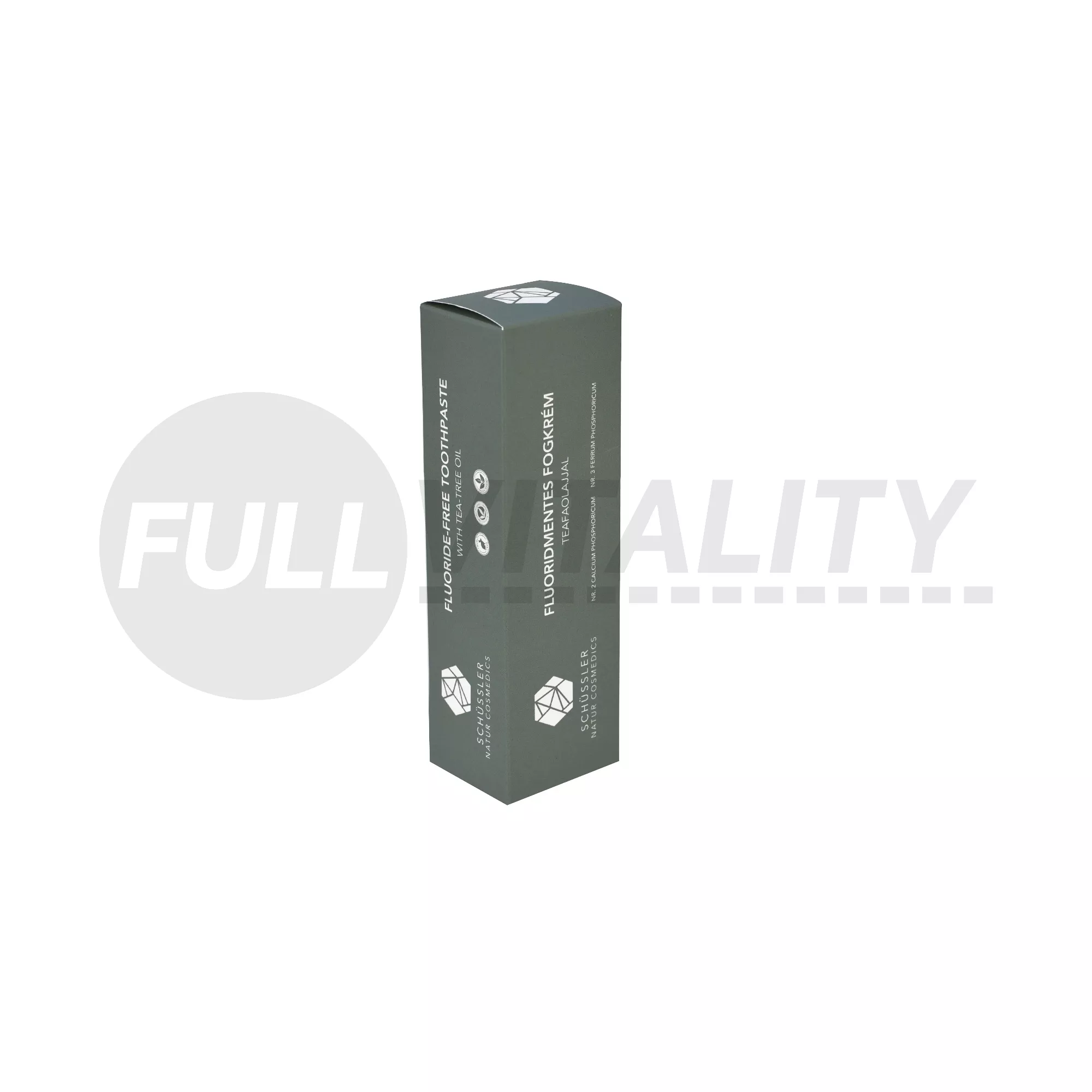 SCHÜSSLER FLUORIDMENTES FOGKRÉM TEAFAOLAJJAL 75ML