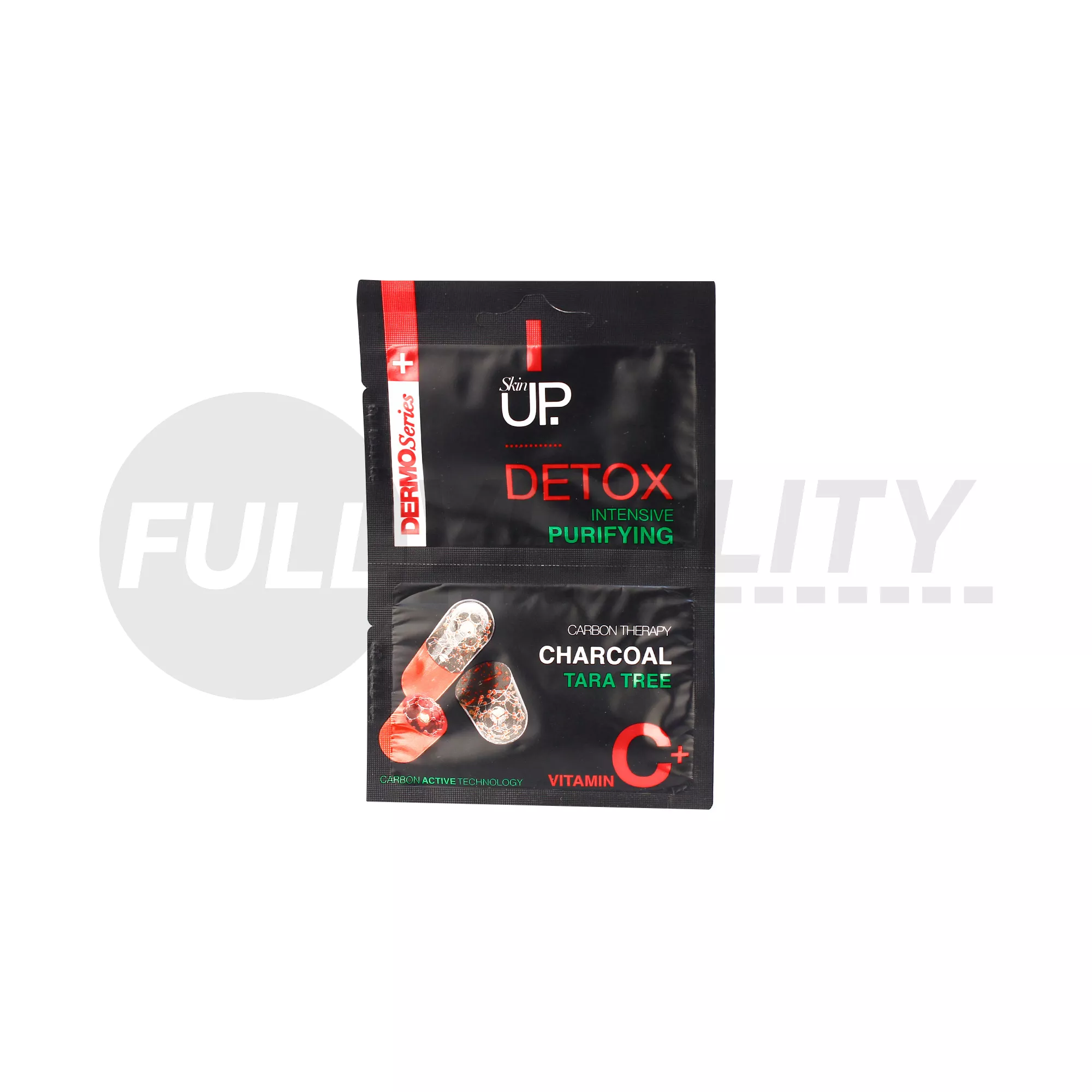 SKIN UP DETOX INTENZÍV ARCTISZTÍTÓ MASZK AKTÍV SZÉNNEL KOMBINÁLT ÉS ZSÍROS ARCBŐRRE 2X5ML