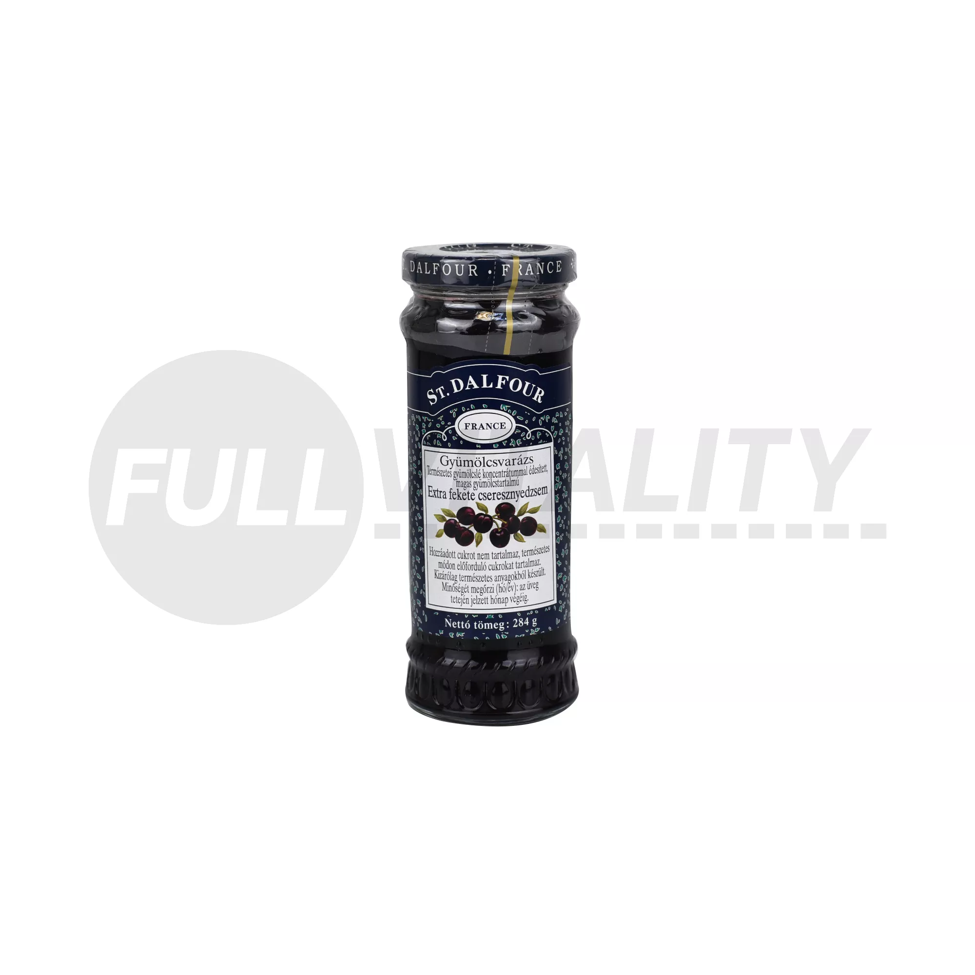 ST.DALFOUR DZSEM CSERESZNYE HOZZÁADOTT CUKOR NÉLKÜL  284G