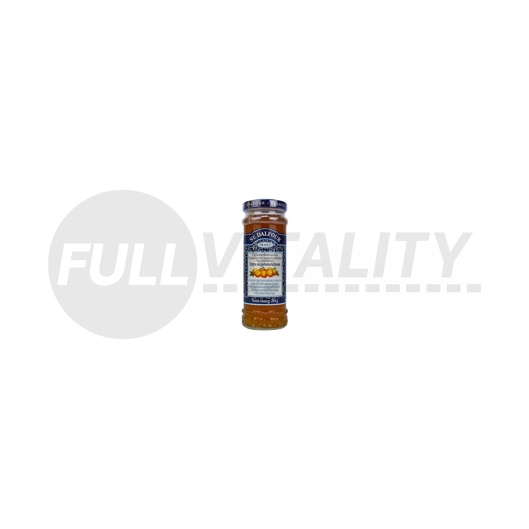 ST.DALFOUR DZSEM SÁRGABARACK HOZZÁADOTT CUKOR NÉLKÜL  284G