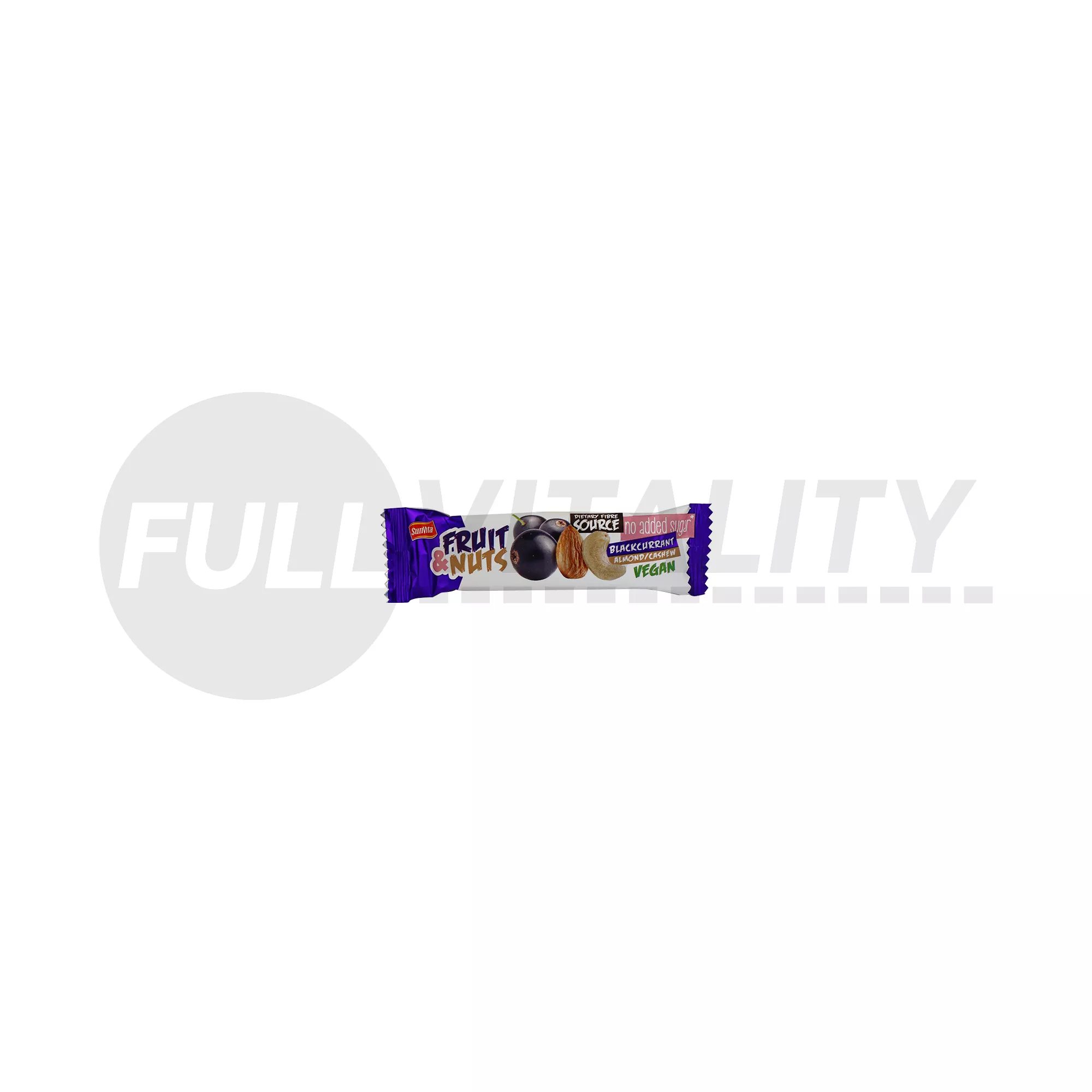 SUNVITA FEKETE RIBIZLIS GYÜMÖLCSSZELET KESUDIÓVAL ÉS MANDULÁVAL 30G