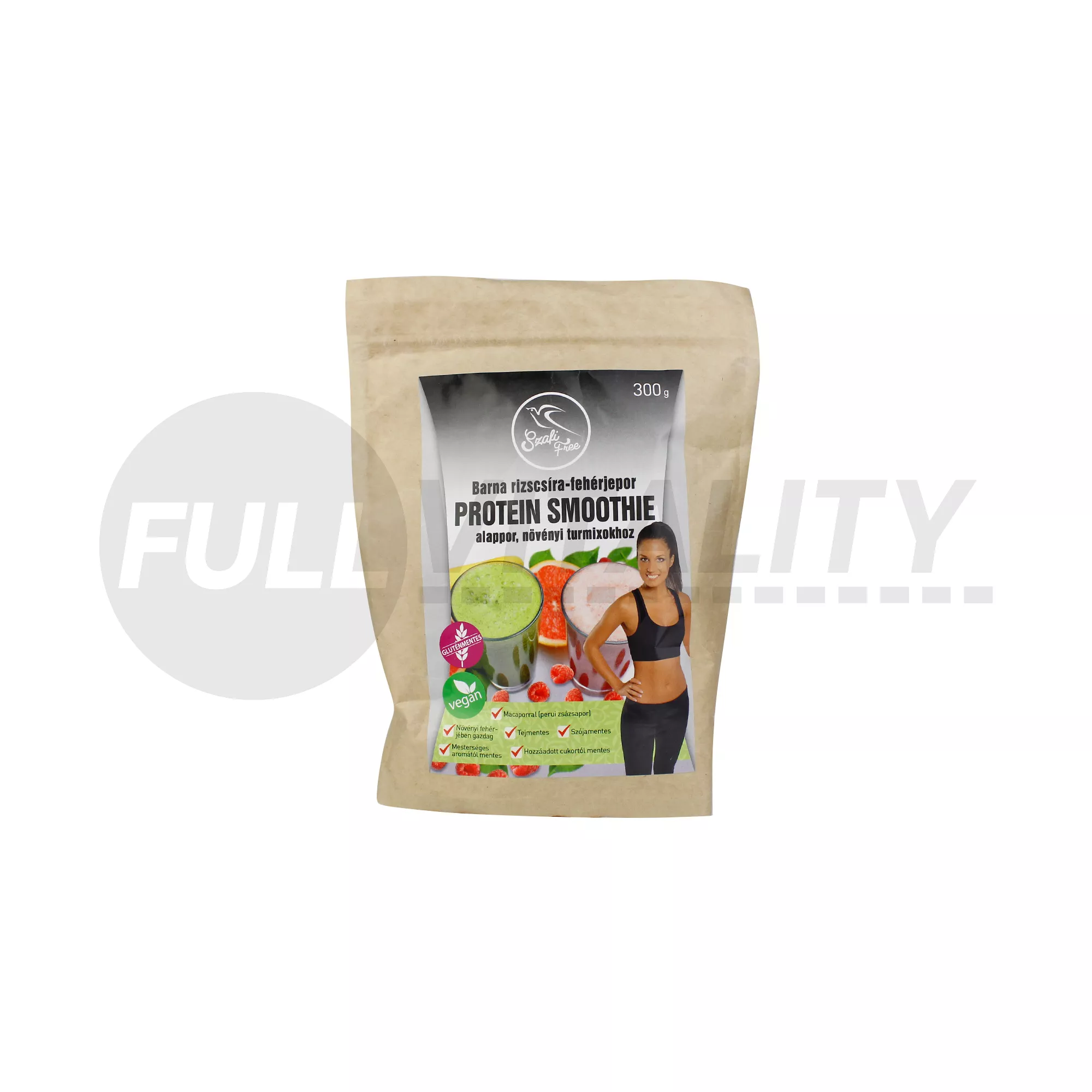 SZAFI FREE GLUTÉNMENTES BARNA RIZSCSÍRA FEHÉRJEPOR PROTEIN SMOOTHIE ALAPPOR 300G