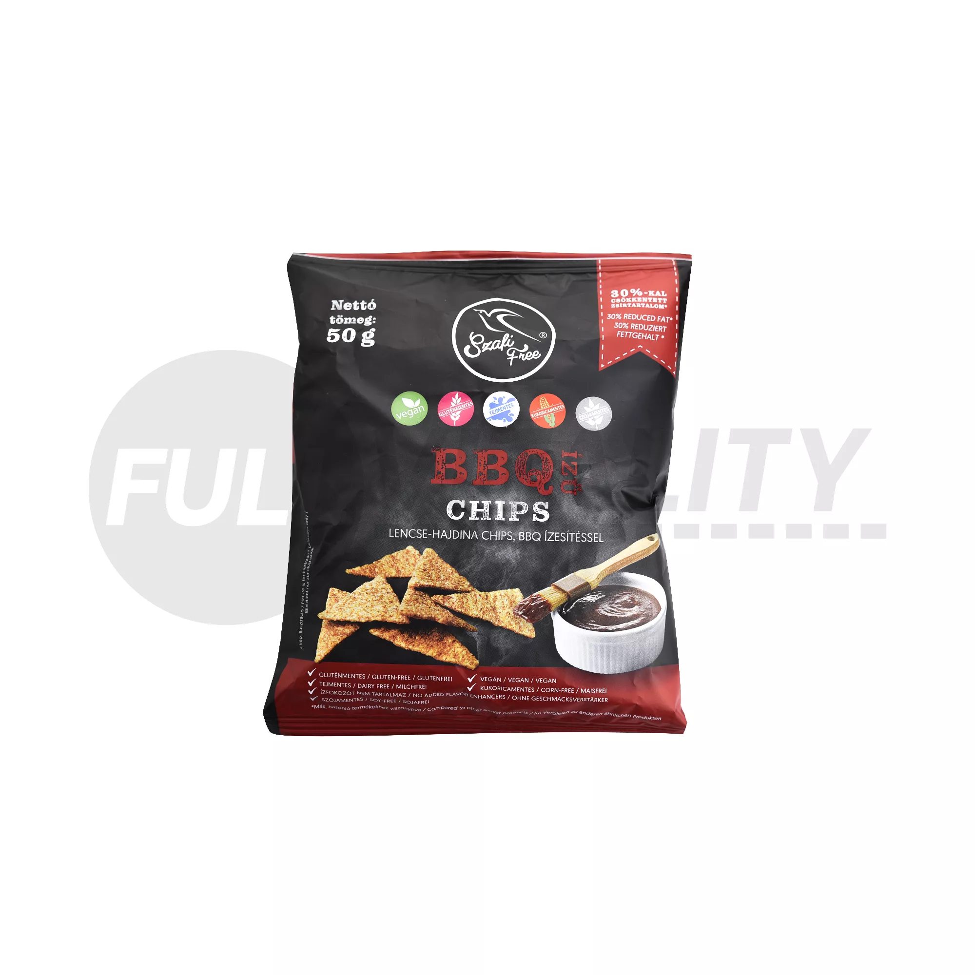 SZAFI FREE GLUTÉNMENTES BBQ ÍZŰ CHIPS 50G