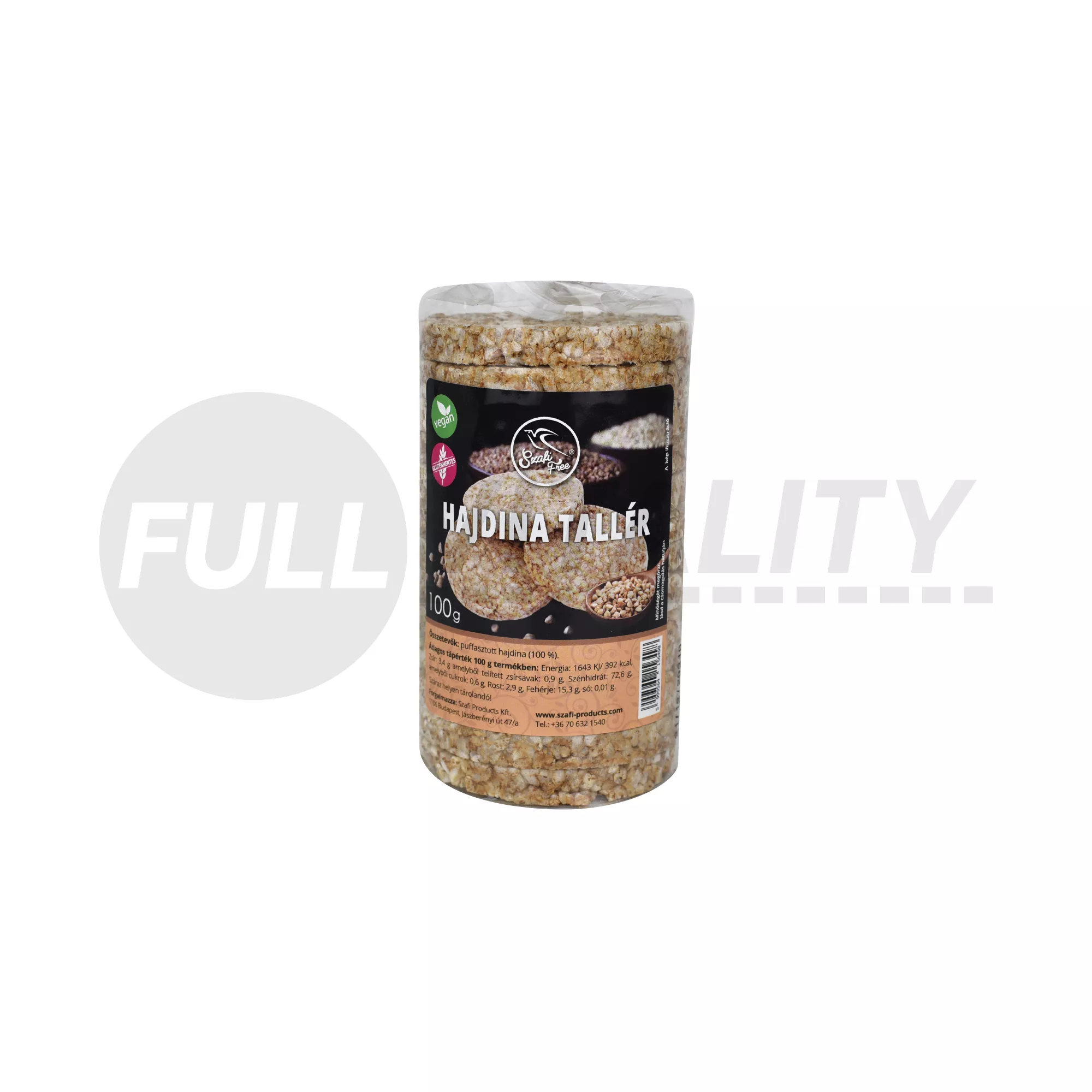 SZAFI FREE GLUTÉNMENTES HAJDINA TALLÉR 100G