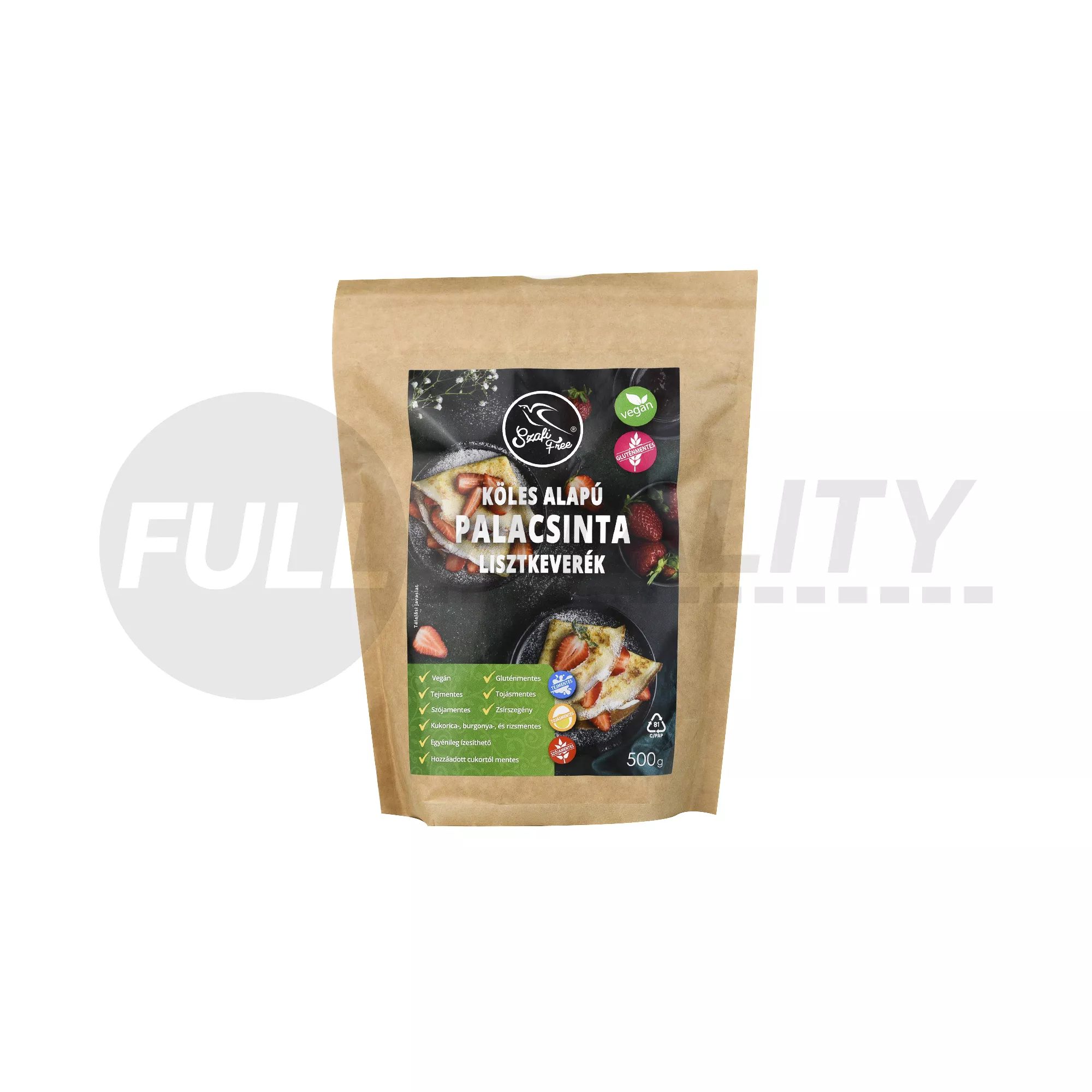 SZAFI FREE GLUTÉNMENTES KÖLES ALAPÚ PALACSINTA LISZTKEVERÉK 500G