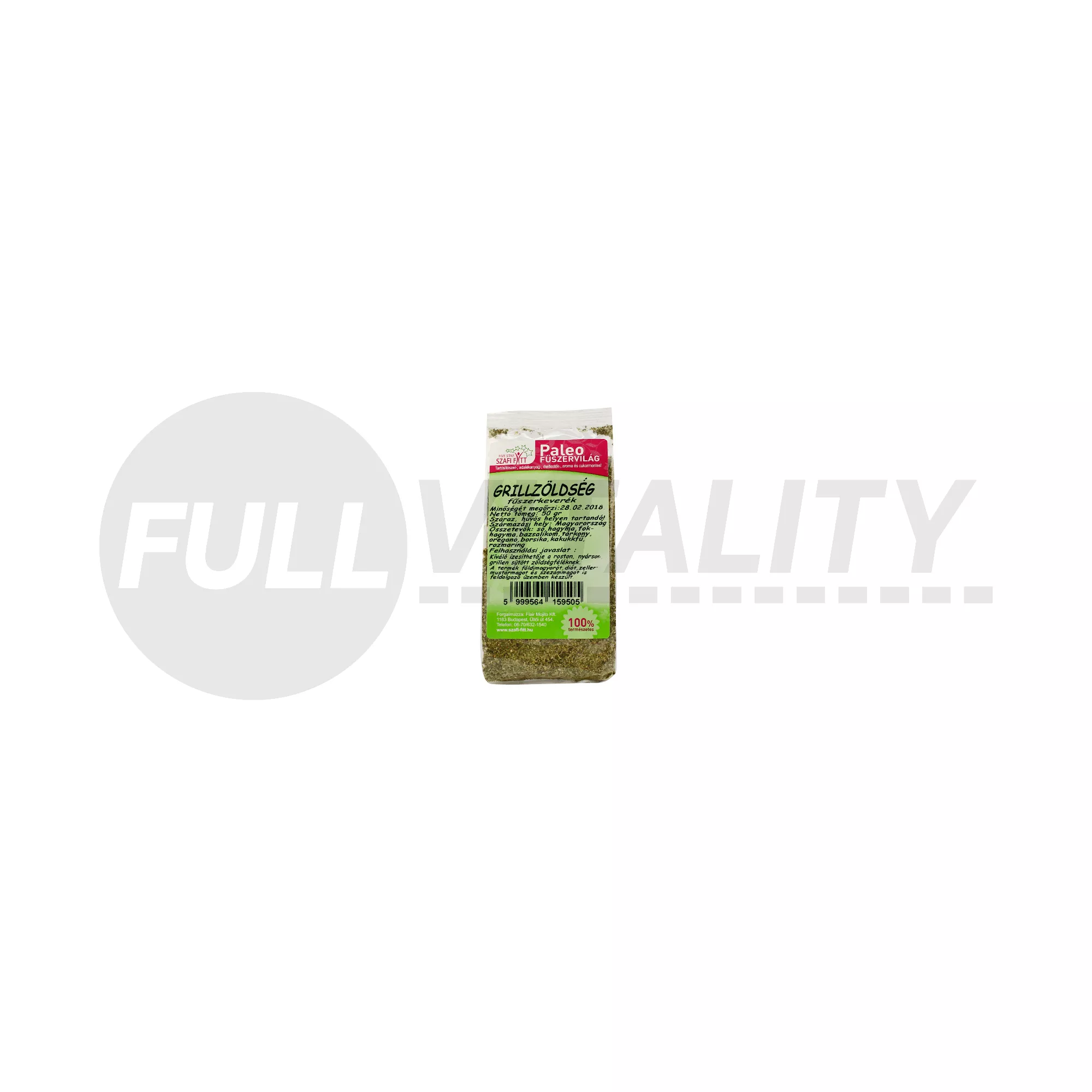 SZAFI REFORM PALEO GRILLZÖLDSÉG FŰSZERKEVERÉK 50G