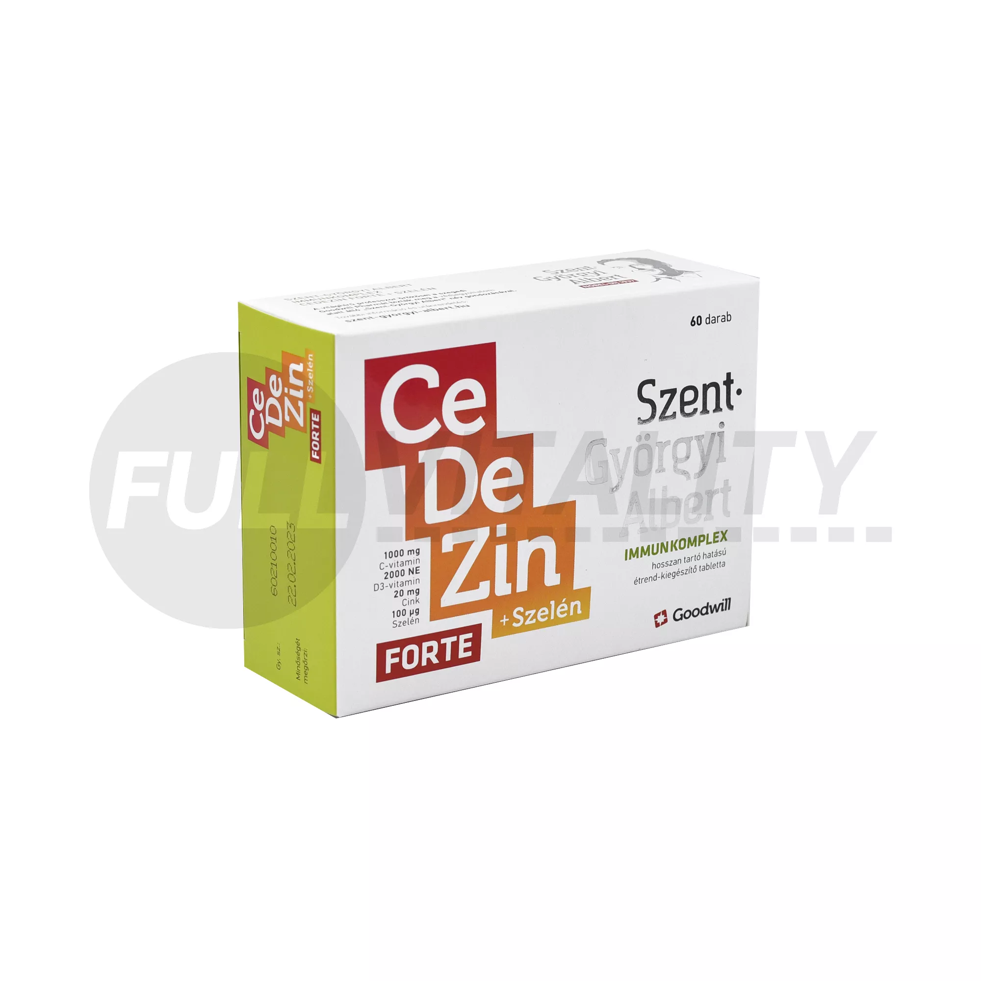 SZENT- GYÖRGYI ALBERT IMMUNKOMPLEX CEDEZIN FORTE+SZELÉN ÉTREND-KIEGÉSZÍTŐ TABLETTA 60DB