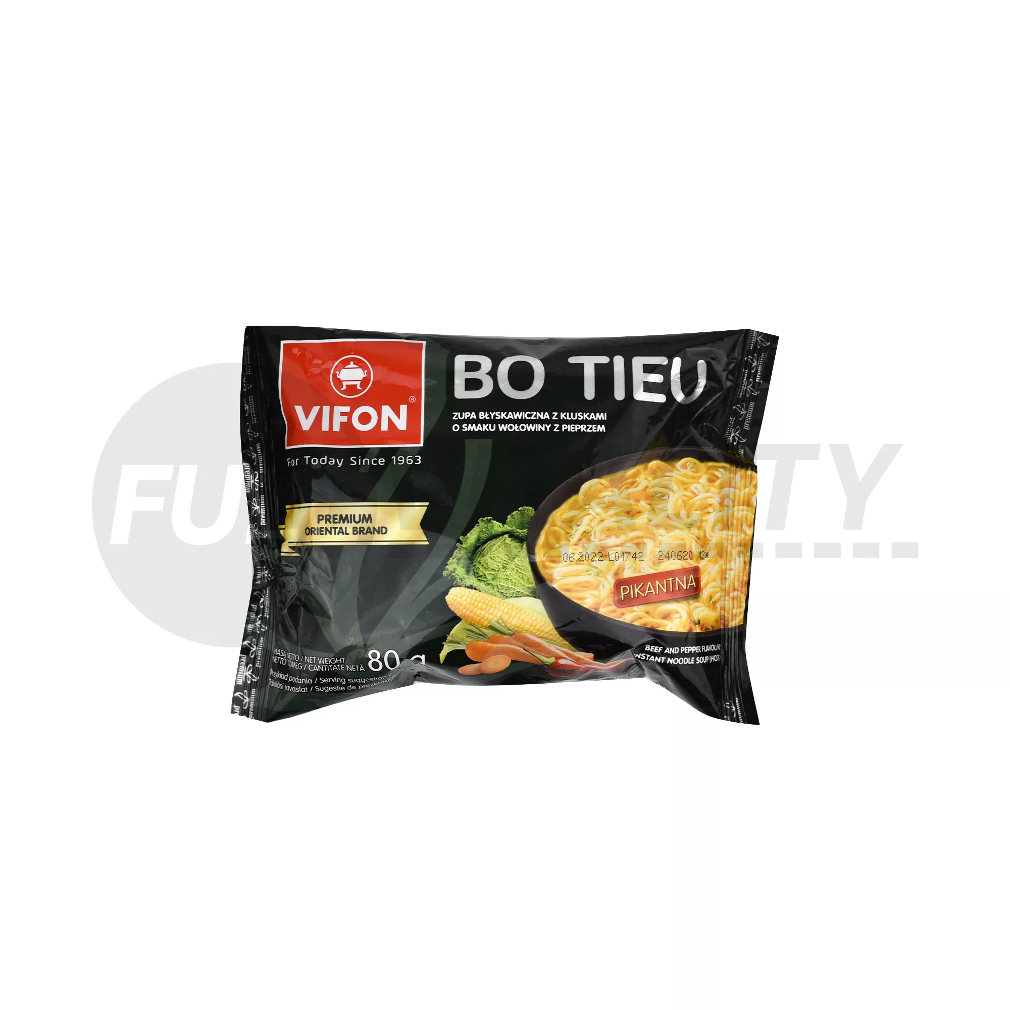VIFON BO TIEU SZECSUÁNI INSTANT TÉSZTÁS LEVES (CSÍPŐS) 80G