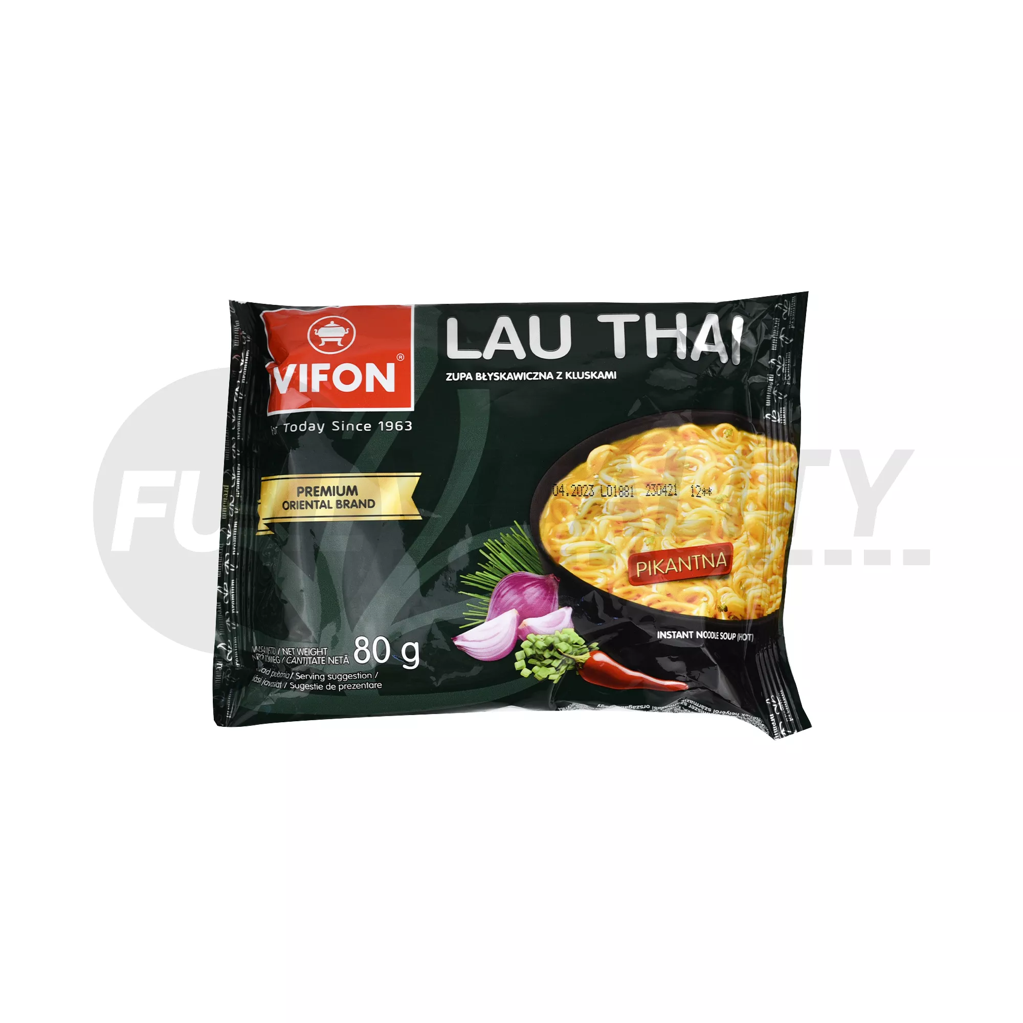 VIFON LAU THAI THAIFÖLDI INSTANT TÉSZTÁS LEVES (CSÍPŐS) 80G