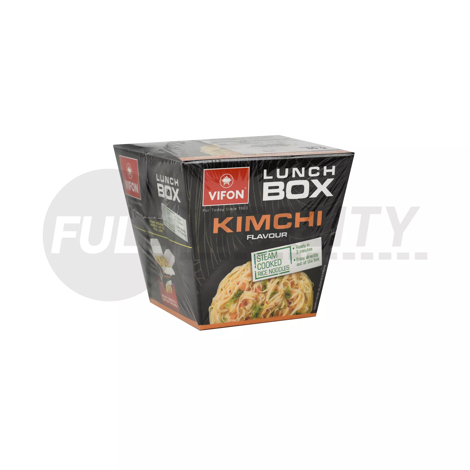 VIFON LUNCH BOX KIM CHI KOREAI  RIZSTÉSZTA ÉTEL DOBOZBAN (CSÍPŐS) 85G