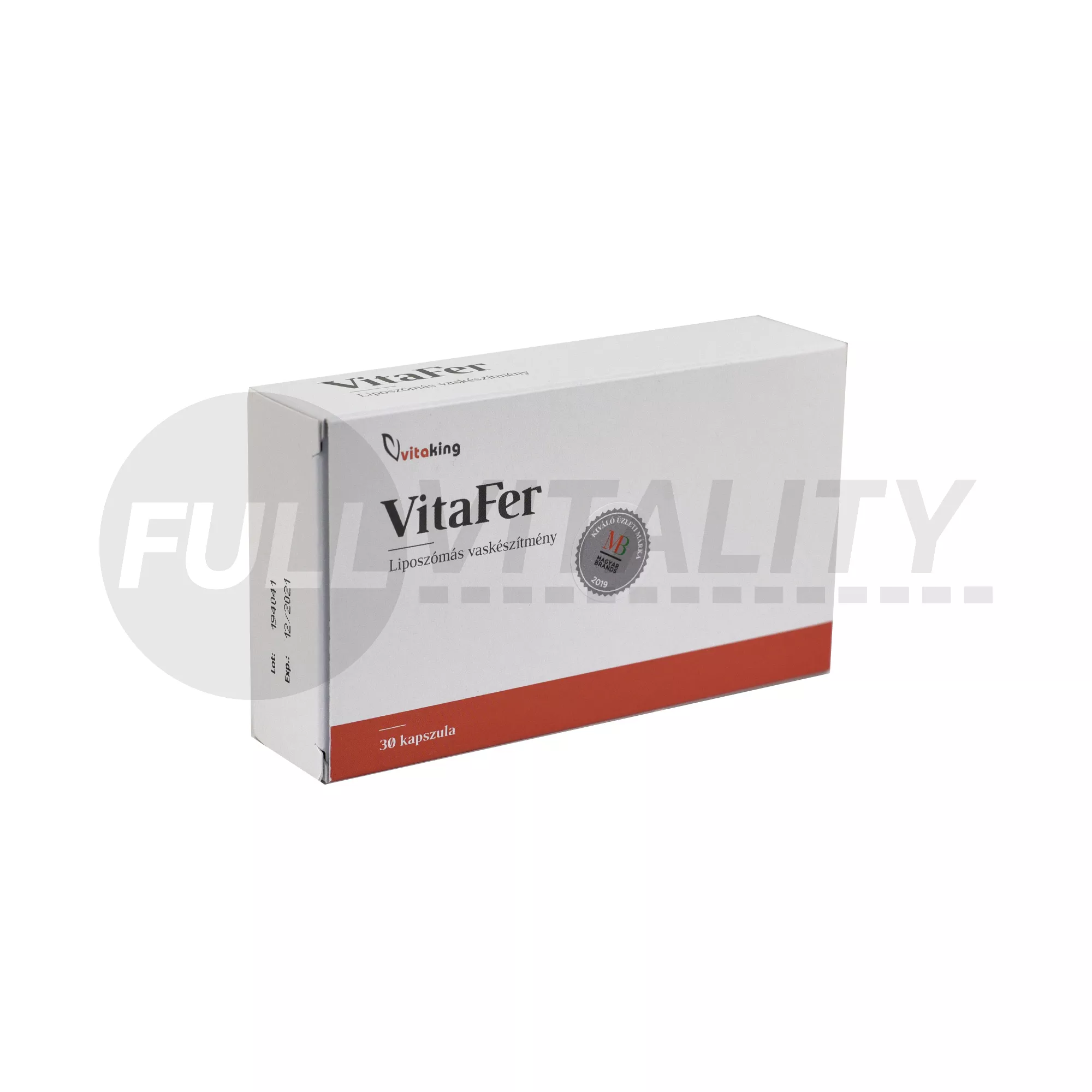 VITAKING VITAFER MIKROKAPSZULÁZOTT VASKÉSZÍTMÉNY KAPSZULA 30DB