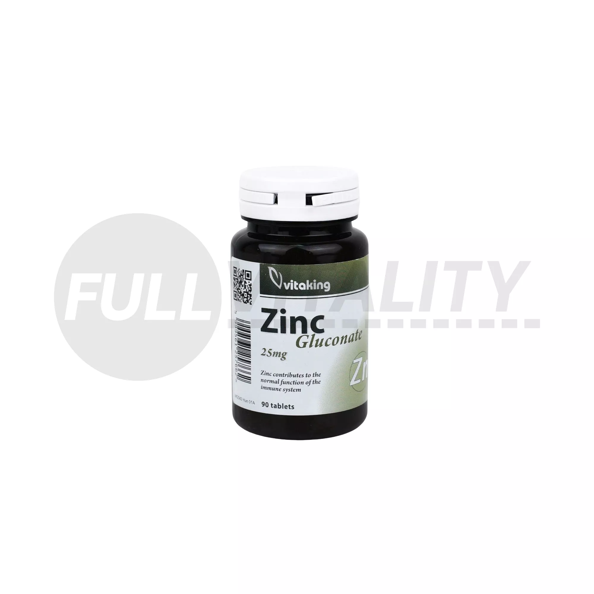 VITAKING CINK GLUCONAT 25MG TABLETTA 90DB