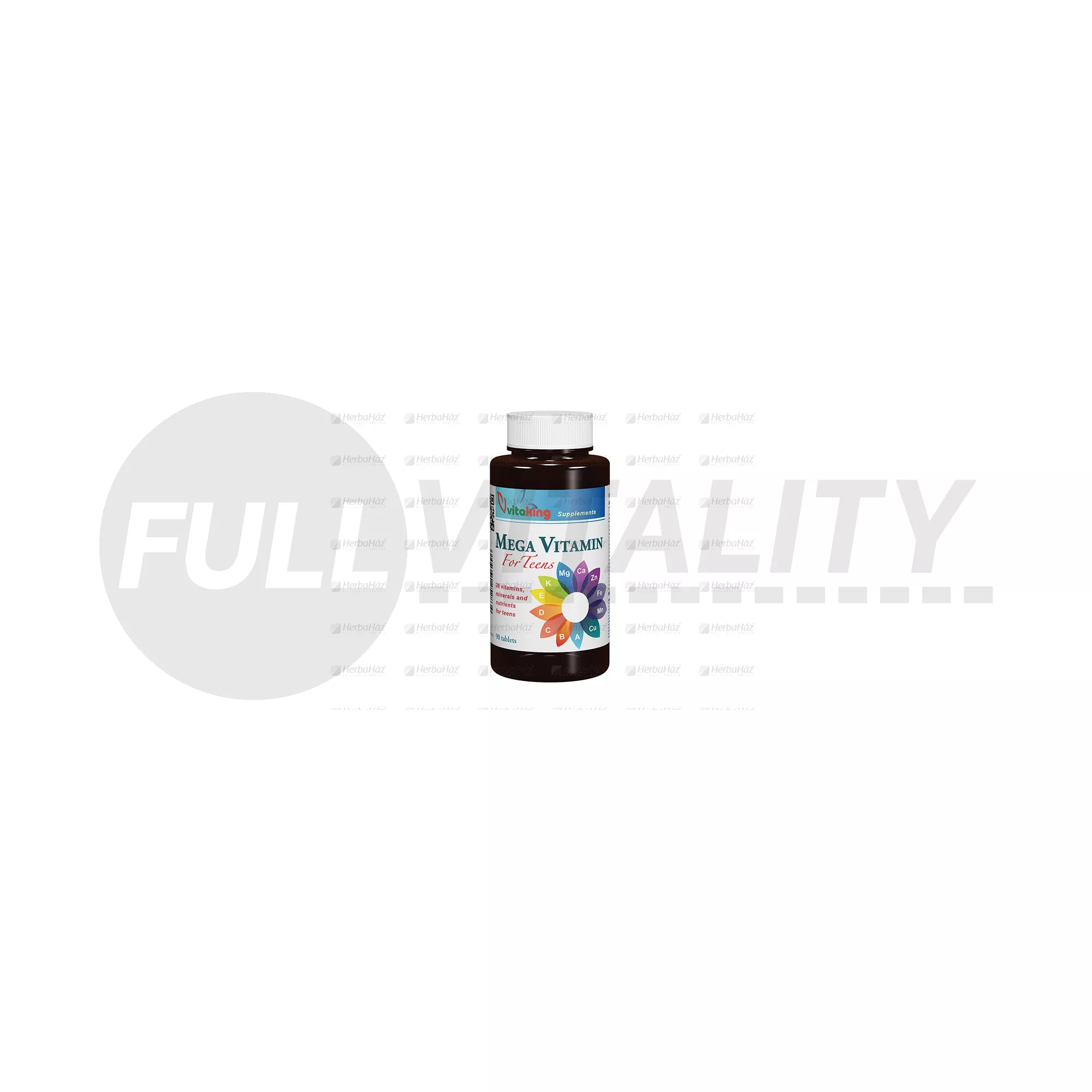 VITAKING MEGA VITAMIN TINÉDZSEREKNEK TABLETTA 90DB