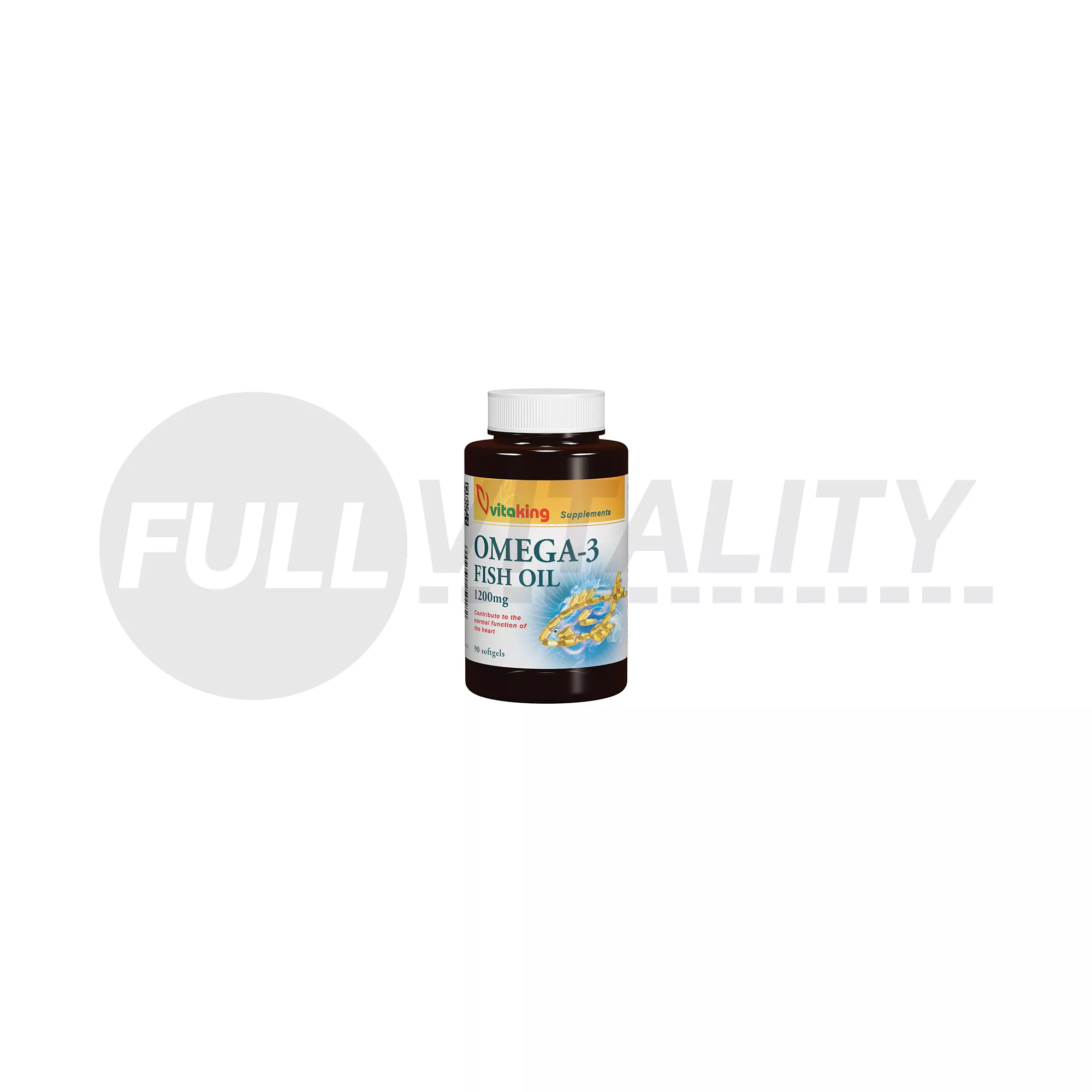 VITAKING OMEGA-3 HALOLAJ 1200MG GÉLKAPSZULA 90DB