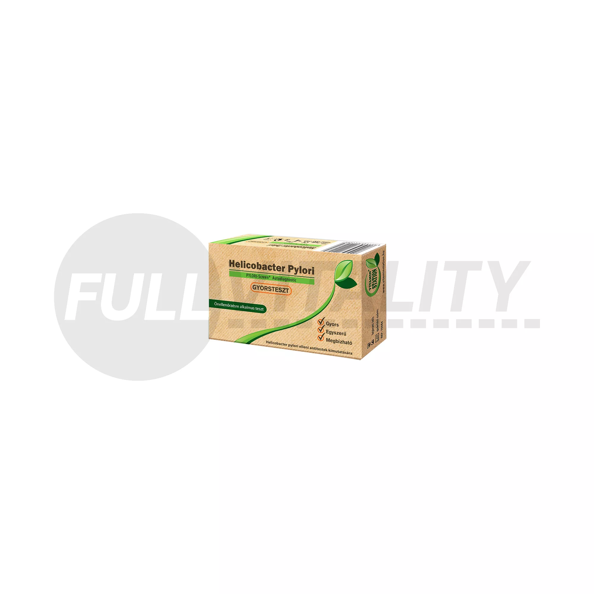 VITAMIN STATION HELIOBACTER PYLORI GYORSTESZT 1DB