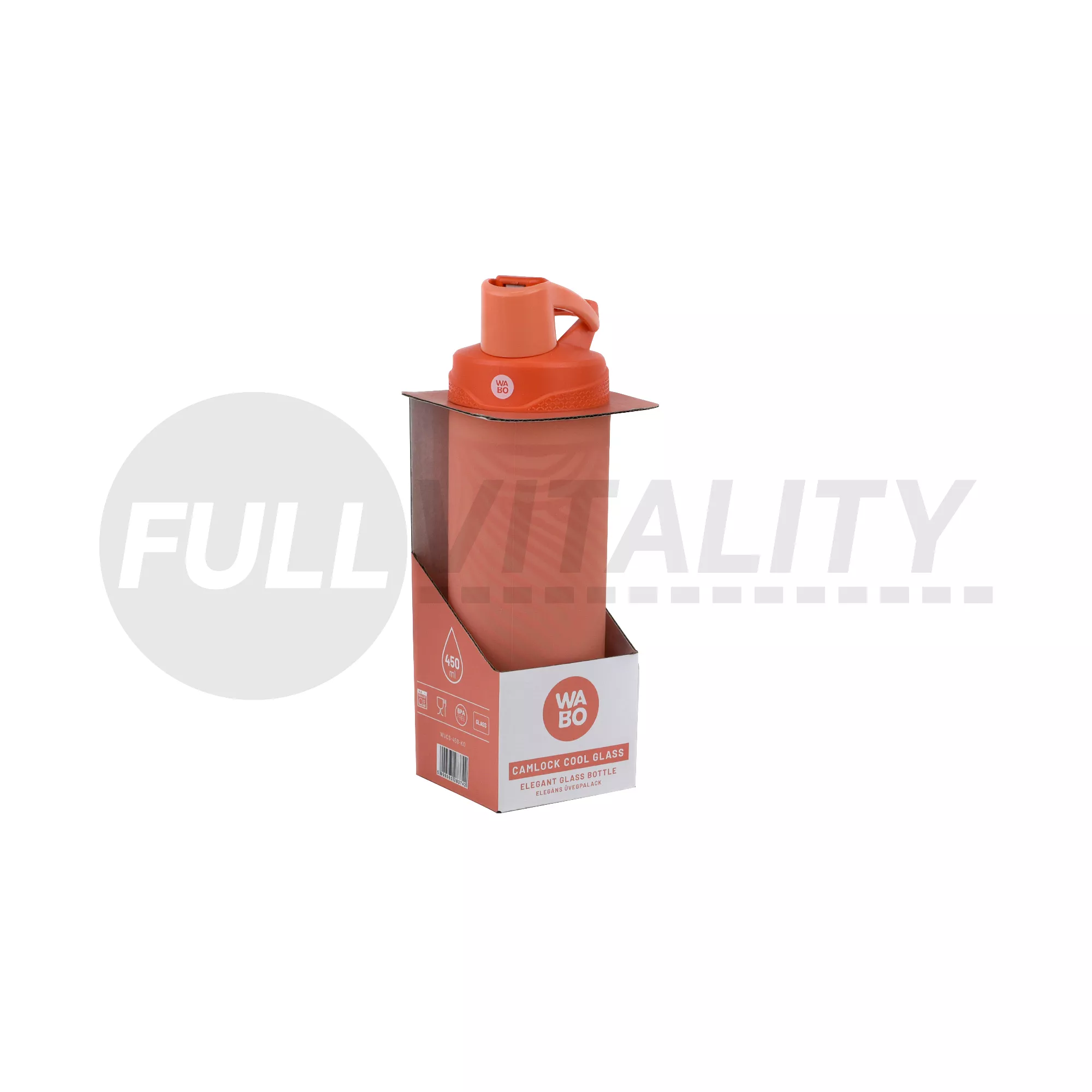 WABO ÜVEG PALACK CSATOS KORALL 450ML 1DB