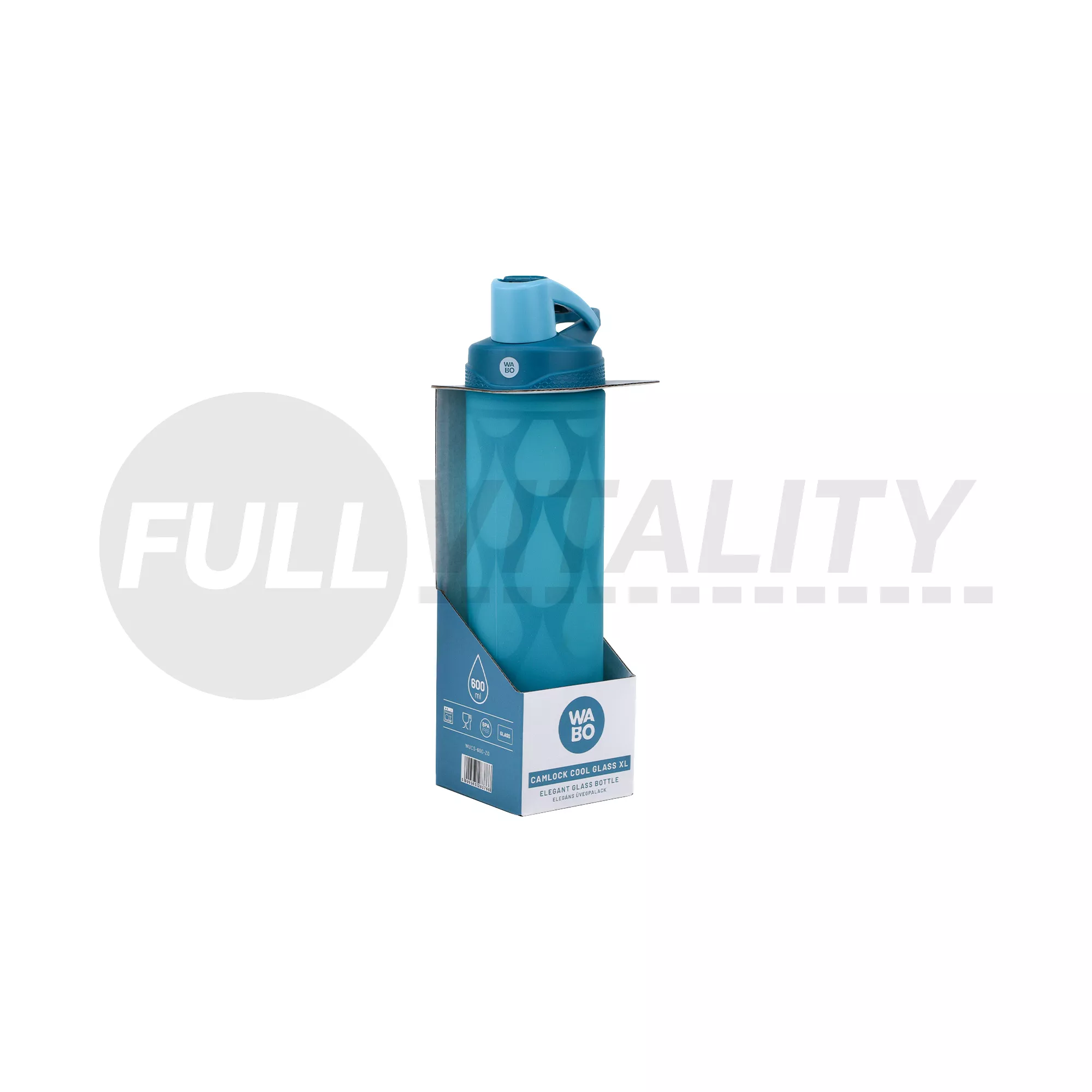 WABO ÜVEG PALACK CSATOS ZÖLD 600ML 1DB