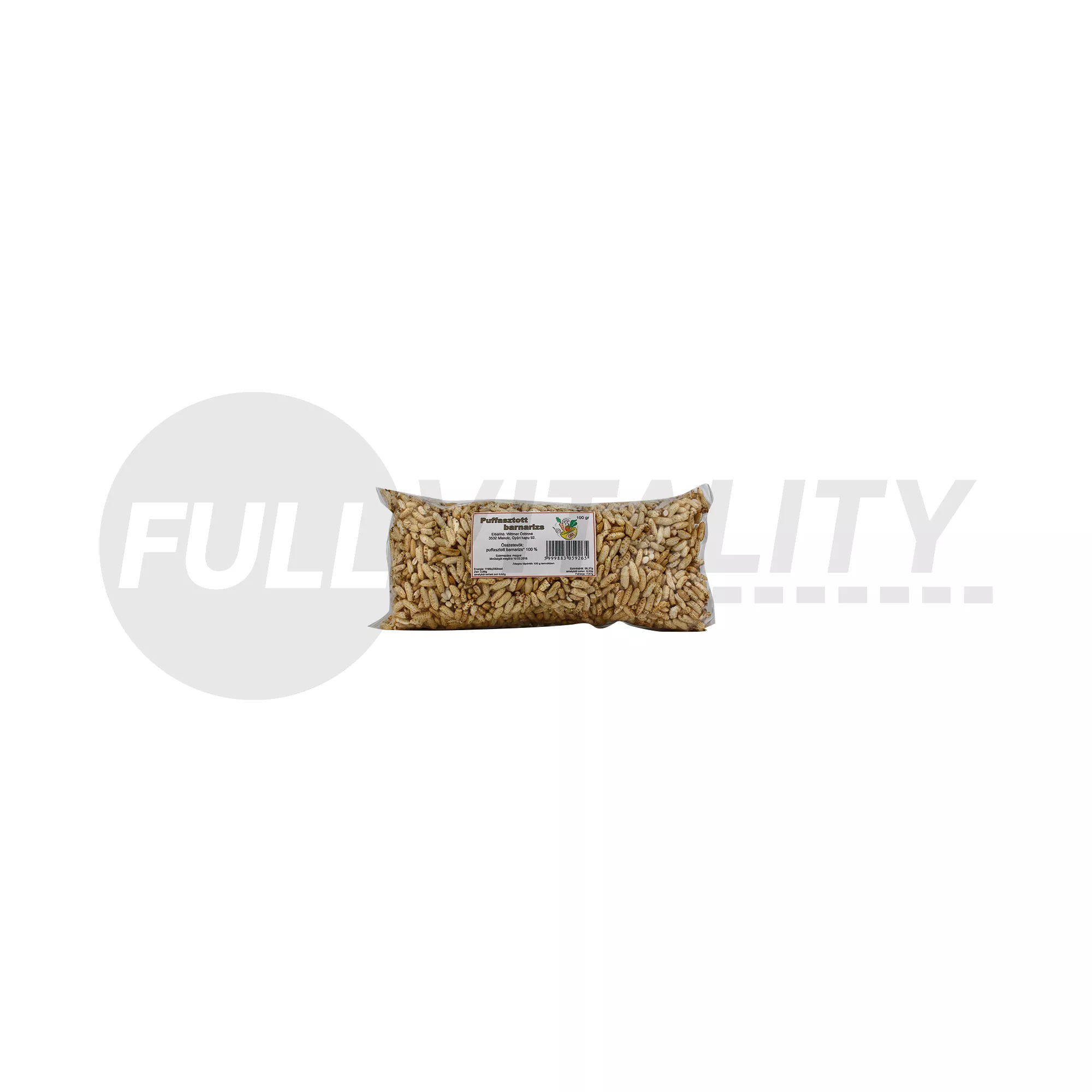 WITTMER PUFFASZTOTT BARNARIZS 100G