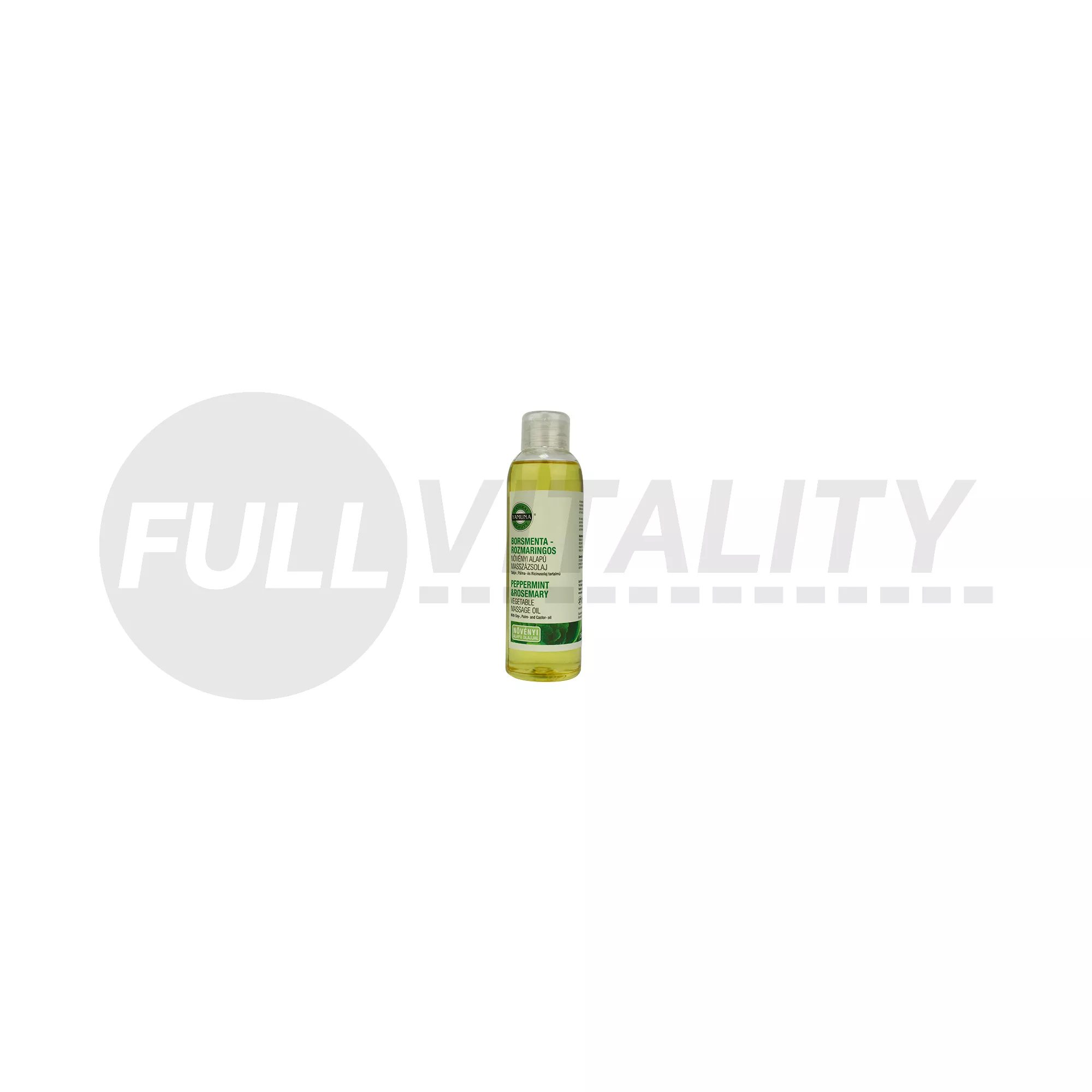 YAMUNA NÖVÉNYI MASSZÁZSOLAJ BORSMENTA-ROZMARINGOS 250ML