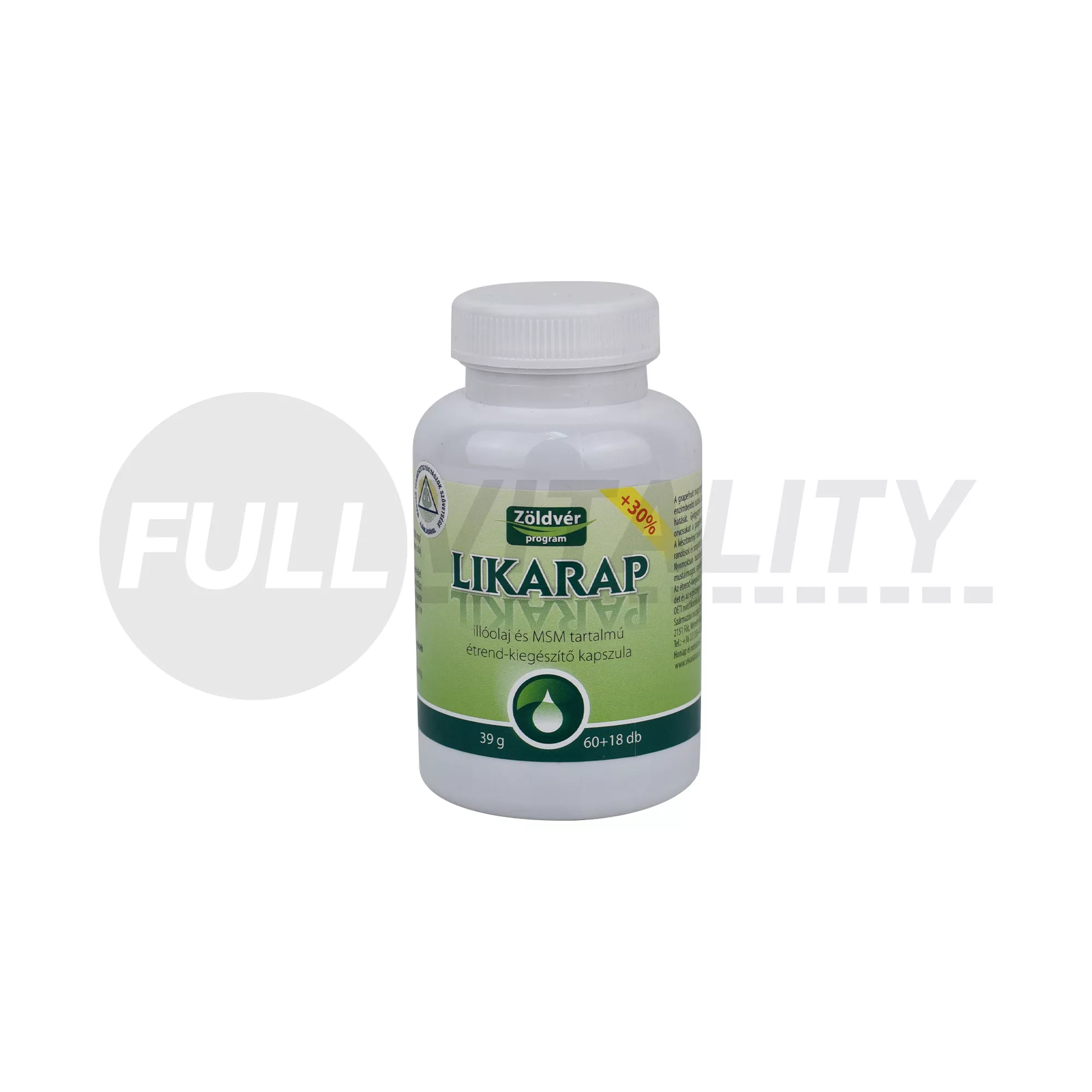 ZÖLDVÉR LIKARAP KAPSZULA 78DB